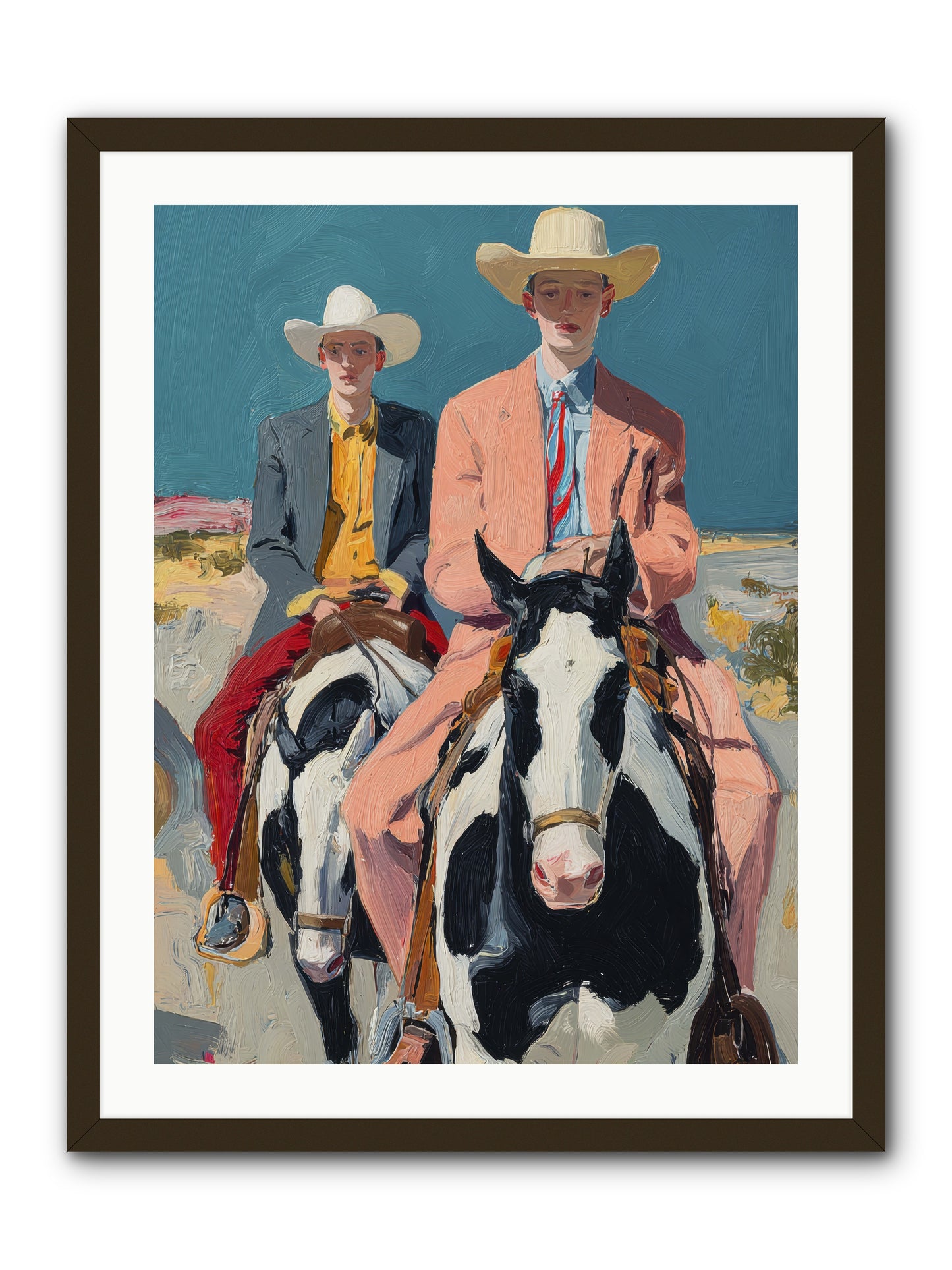 Open Meadows -- Framed Print - Black 24x32
