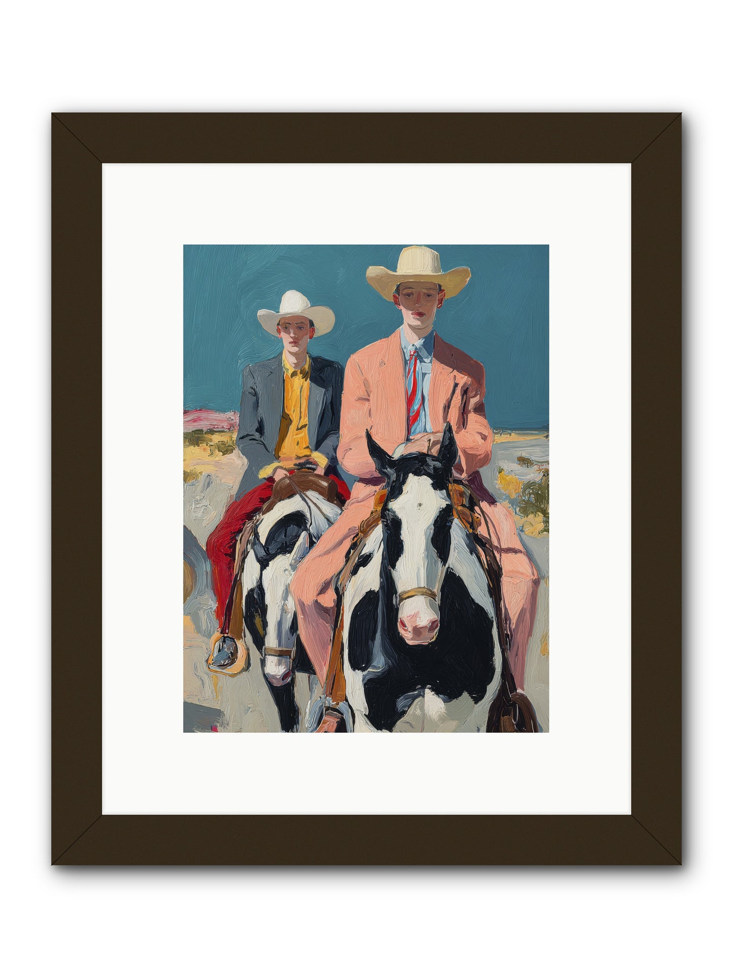 Open Meadows -- Framed Print - Black 9x12