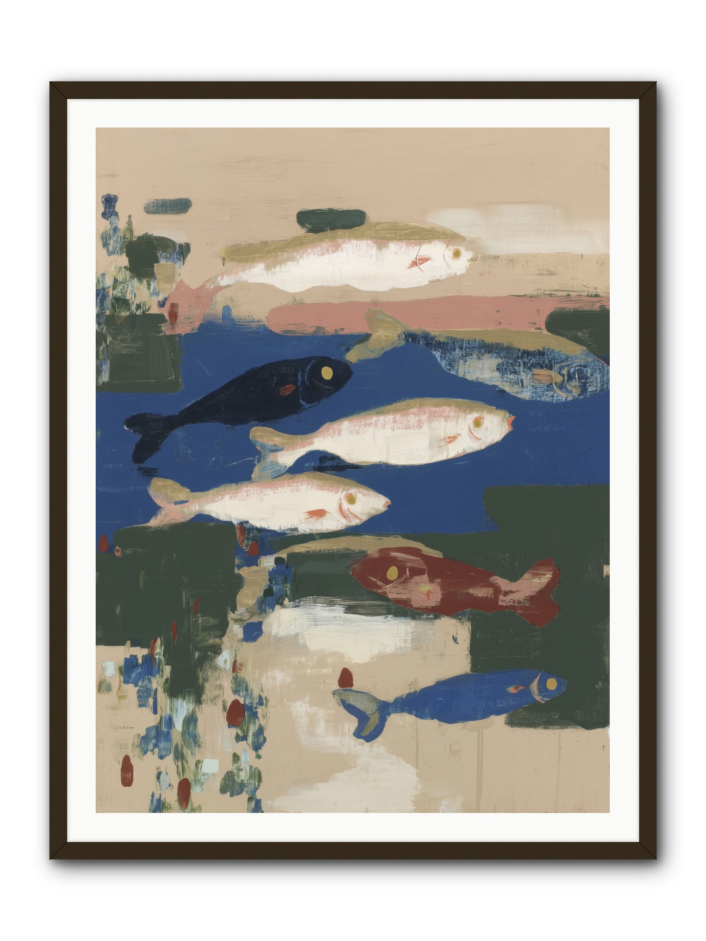 Open Sea -- Framed Print - Black 36x48