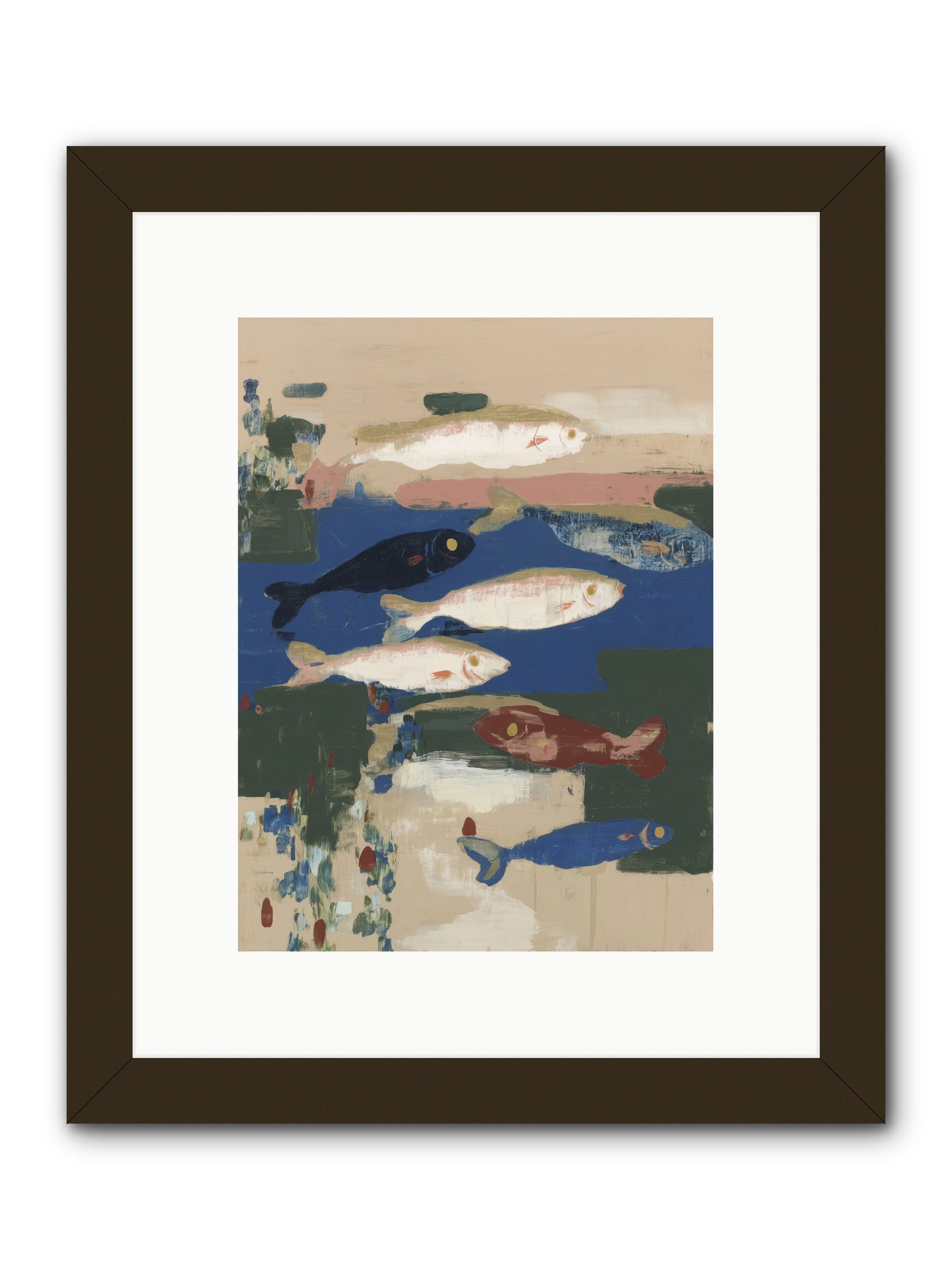 Open Sea -- Framed Print - Black 9x12