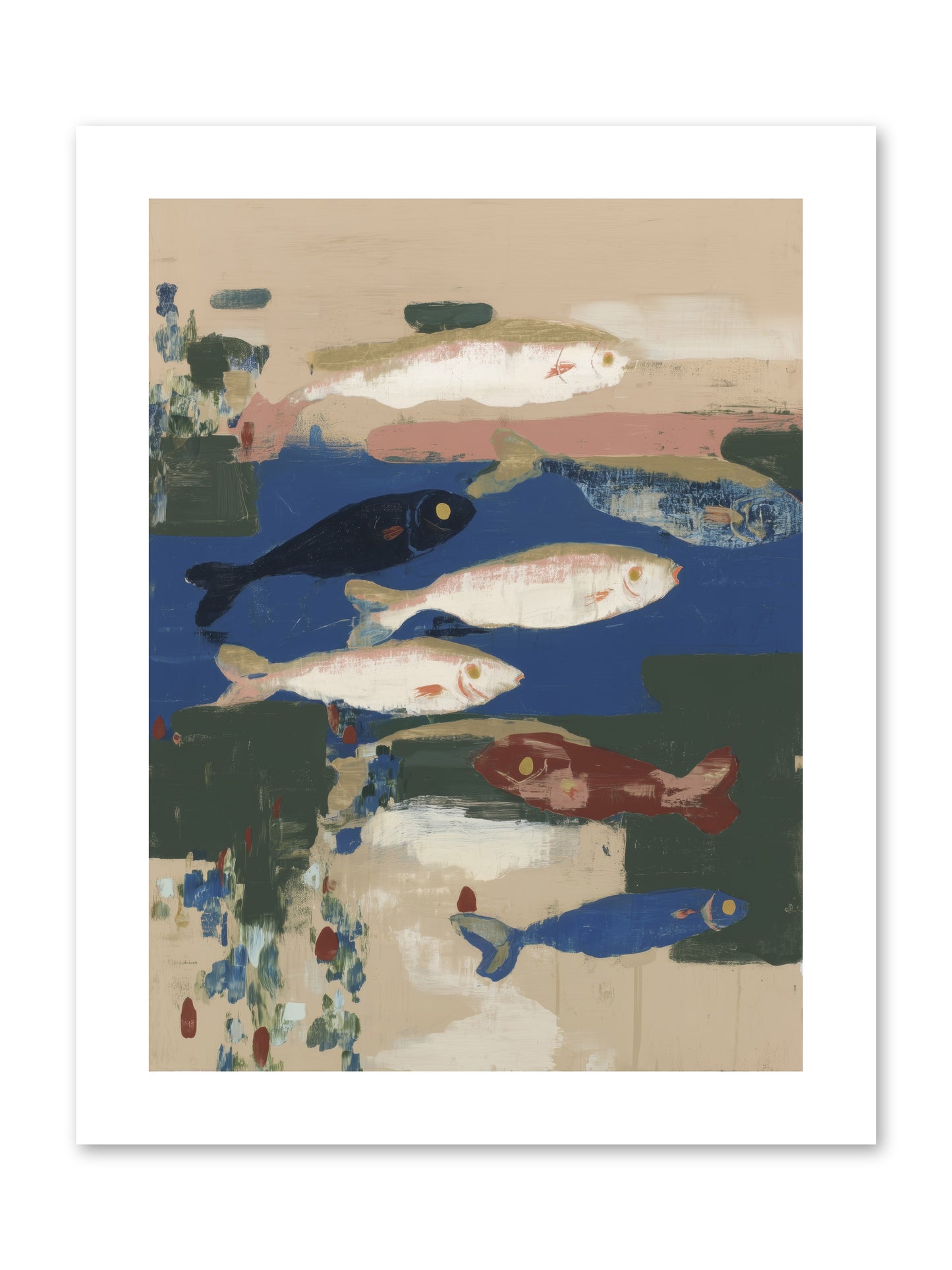 Open Sea -- Loose Canvas Print 9x12