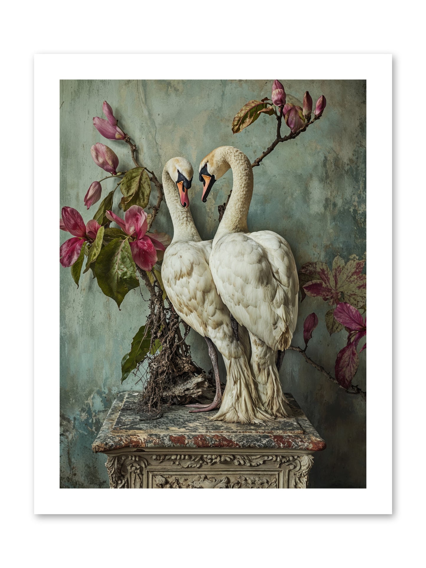 Opéra Featherette -- Loose Canvas Print 12x16