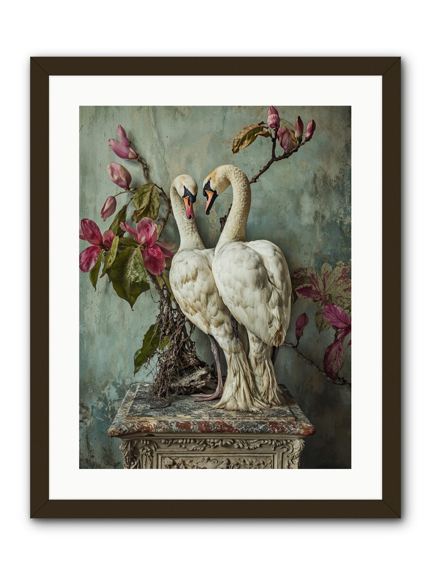 Opéra Featherette -- Framed Print - Black 18x24