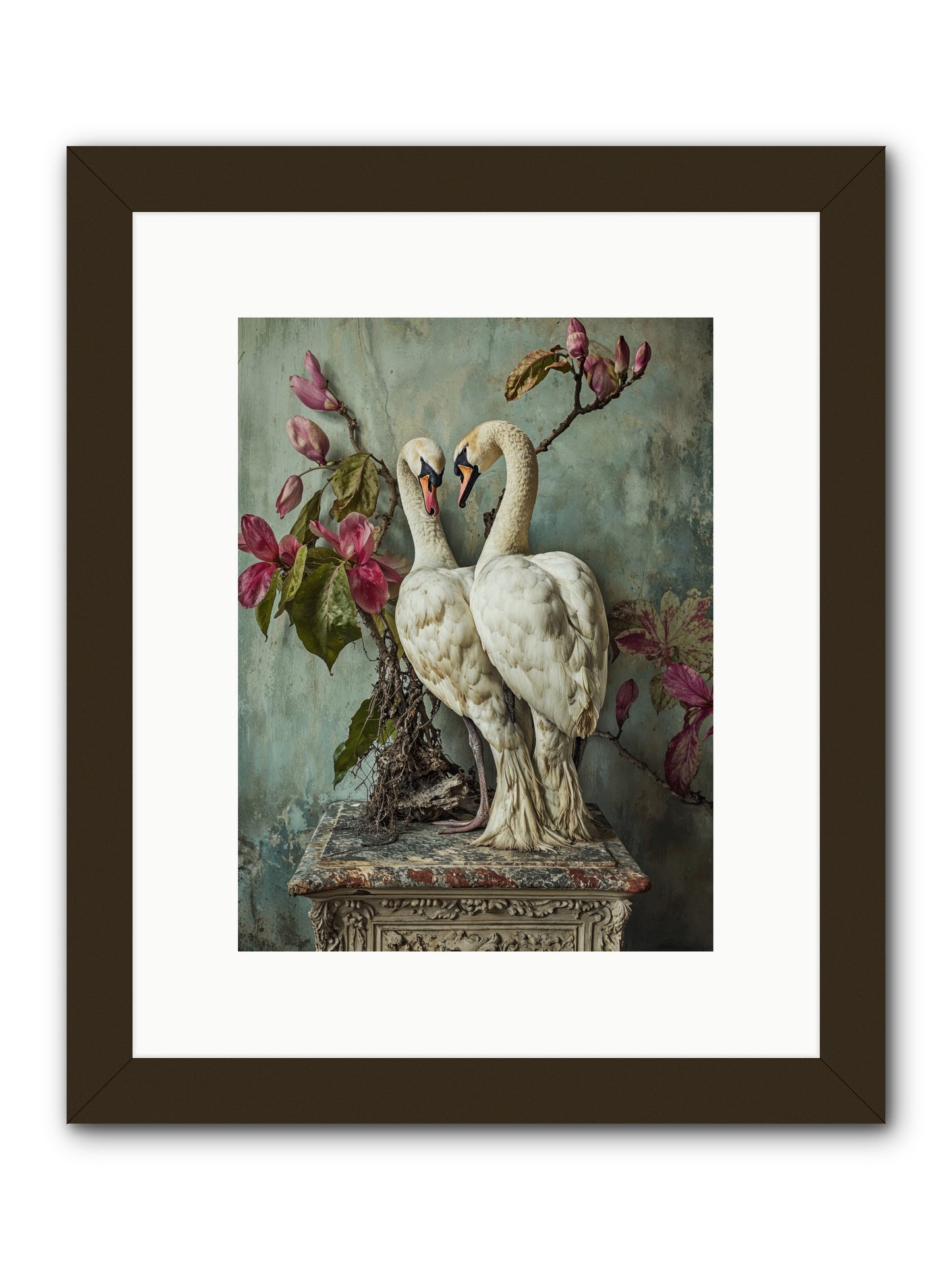 Opéra Featherette -- Framed Print - Black 9x12