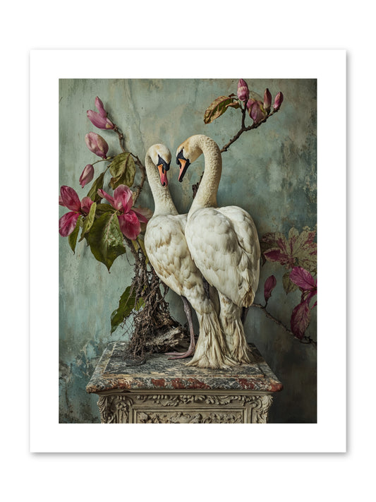 Opéra Featherette -- Paper Print 9x12