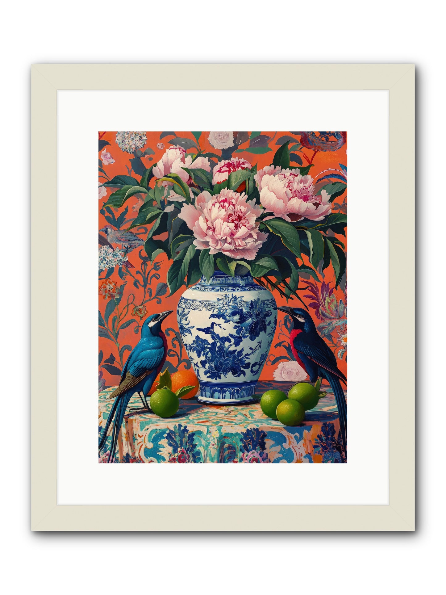 Opera Of Wild Songs -- Framed Print - White 12x16