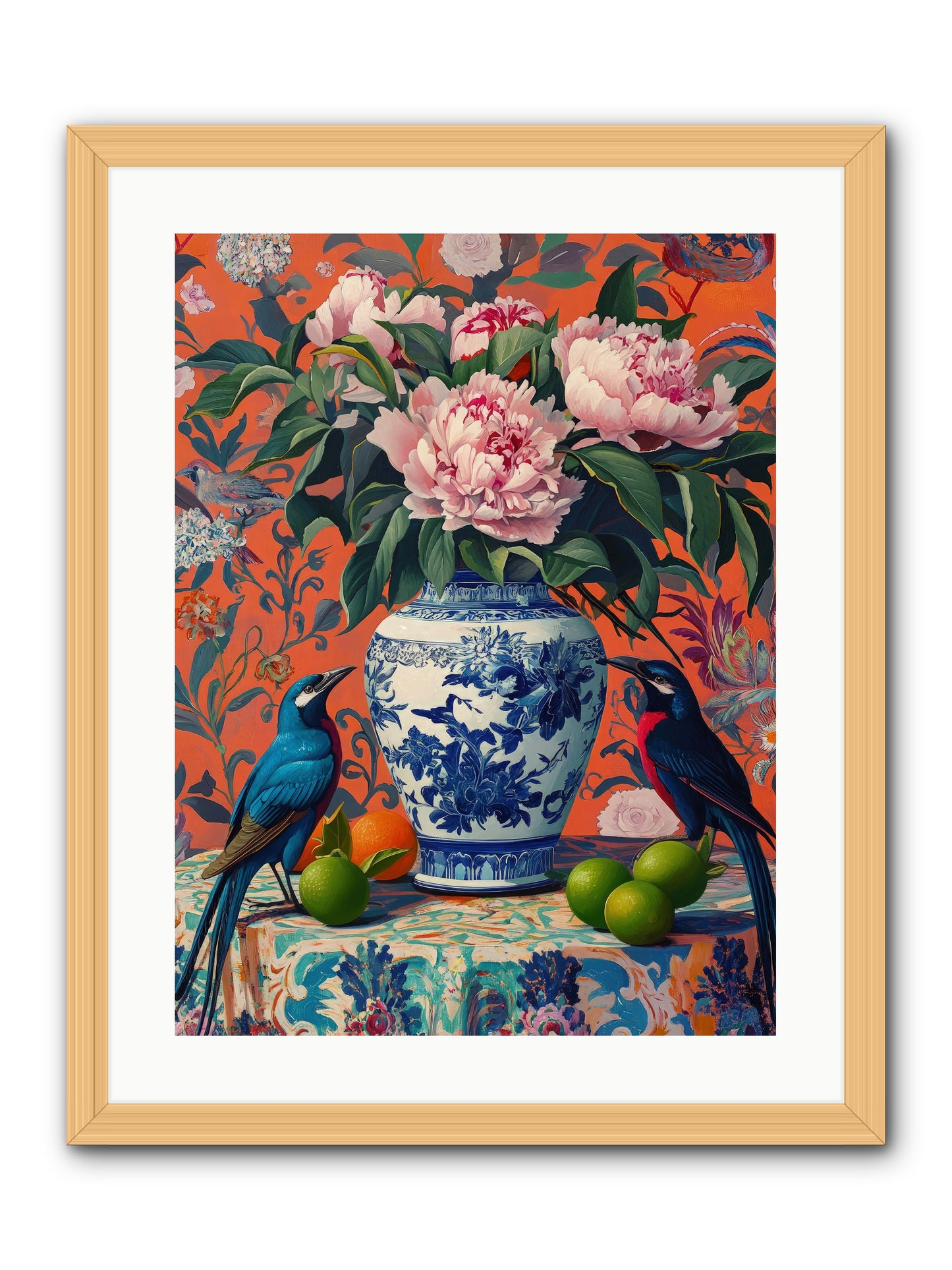 Opera Of Wild Songs -- Framed Print - Natural 18x24