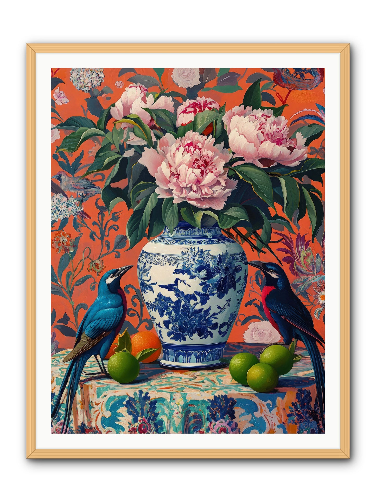 Opera Of Wild Songs -- Framed Print - Natural 36x48