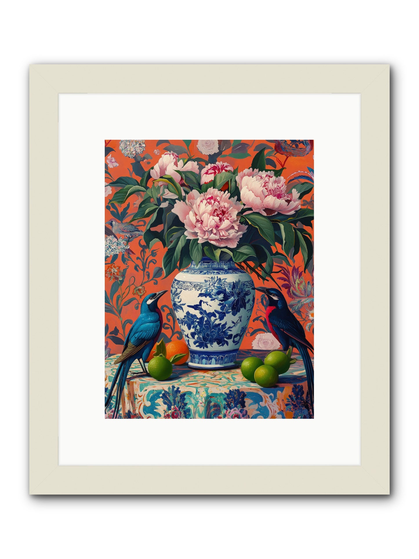 Opera Of Wild Songs -- Framed Print - White 9x12