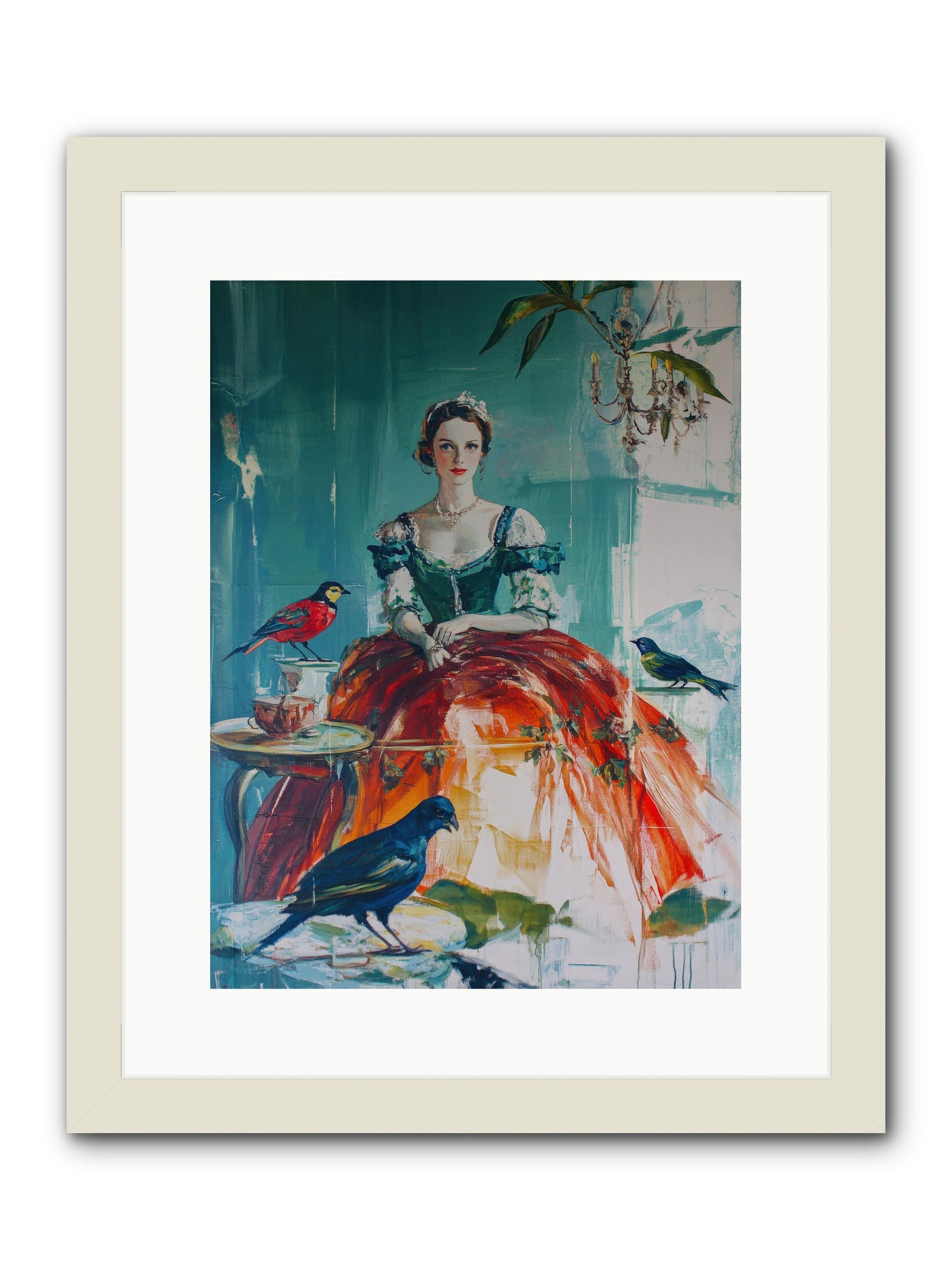 Ophelia Hawthorne-REZ -- Framed Print - White 12x16