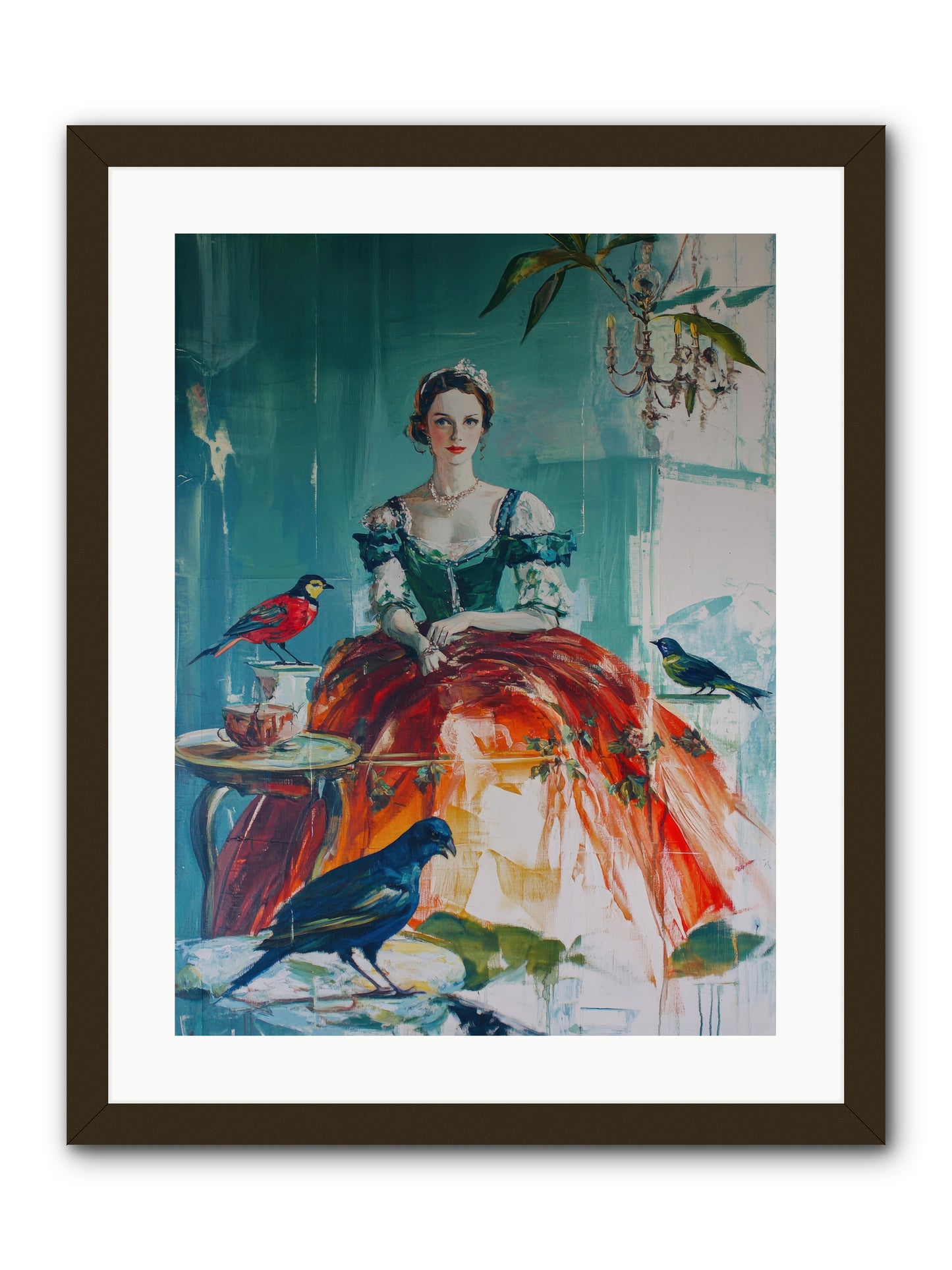 Ophelia Hawthorne-REZ -- Framed Print - Black 18x24