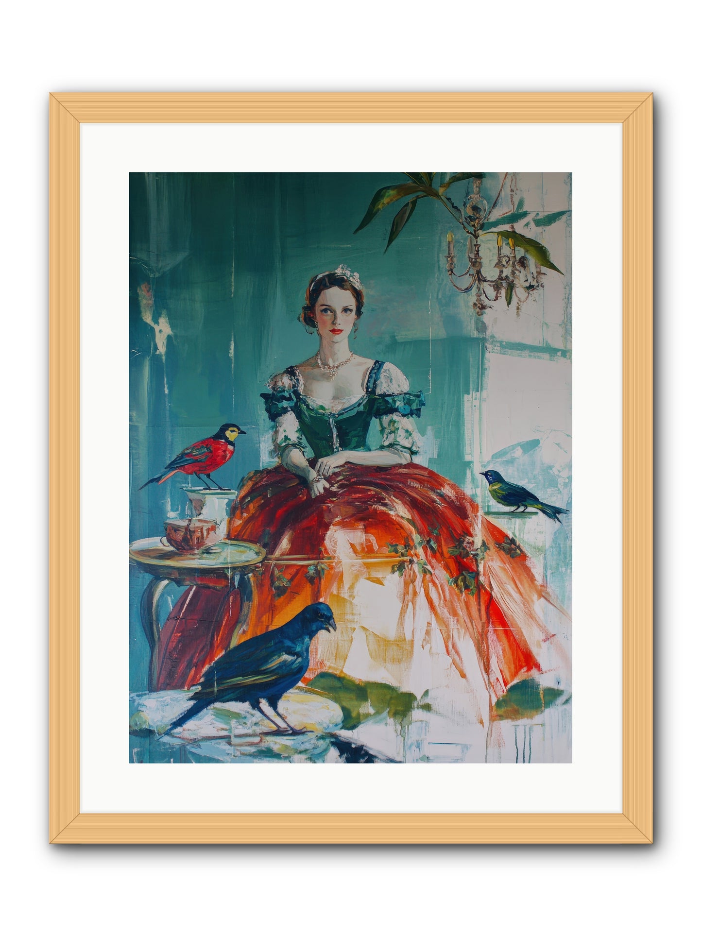 Ophelia Hawthorne-REZ -- Framed Print - Natural 18x24