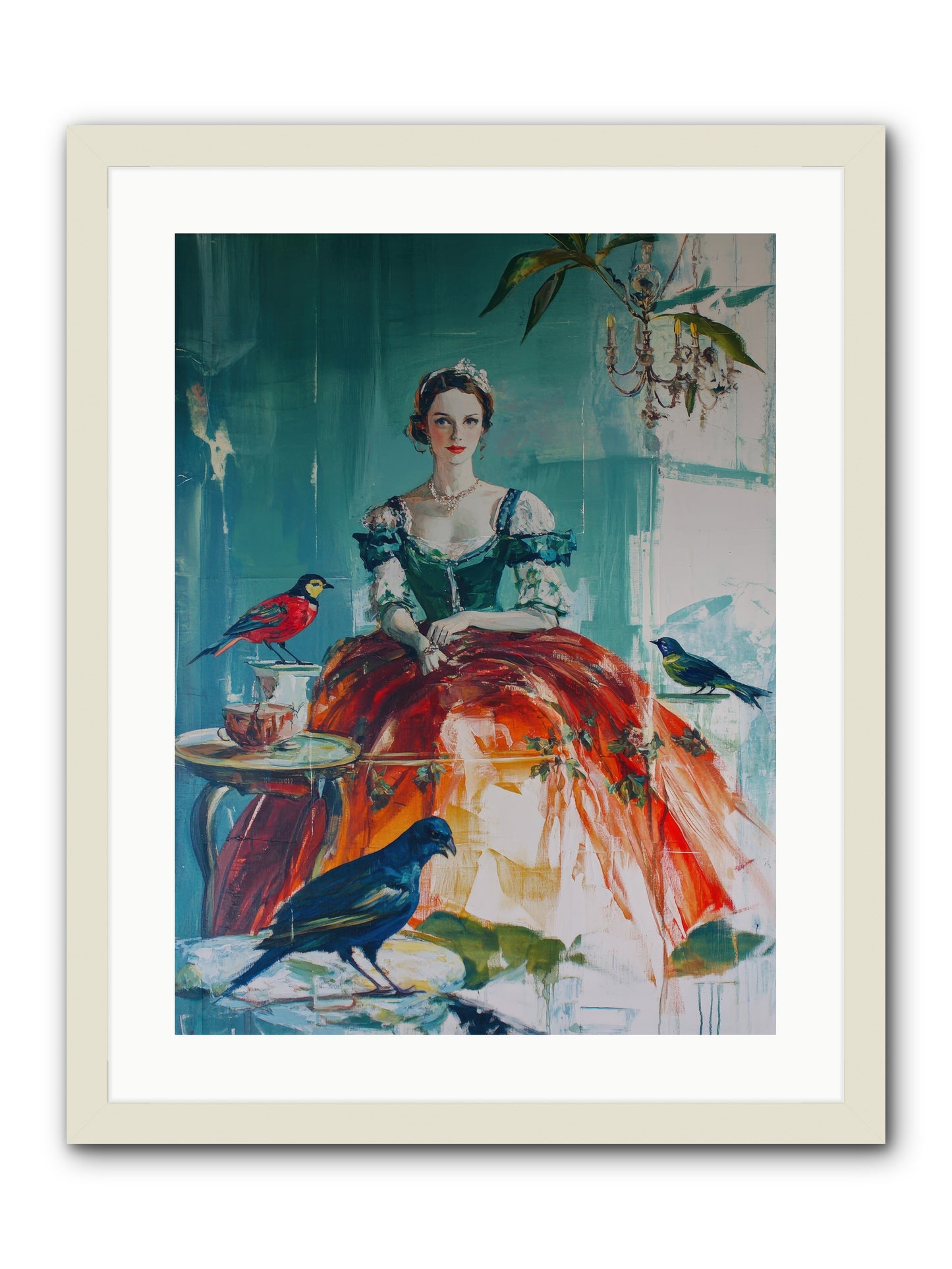 Ophelia Hawthorne-REZ -- Framed Print - White 18x24