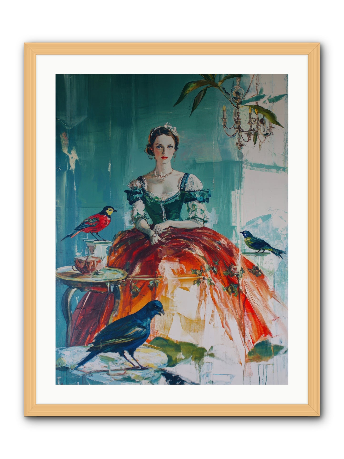 Ophelia Hawthorne-REZ -- Framed Print - Natural 24x32
