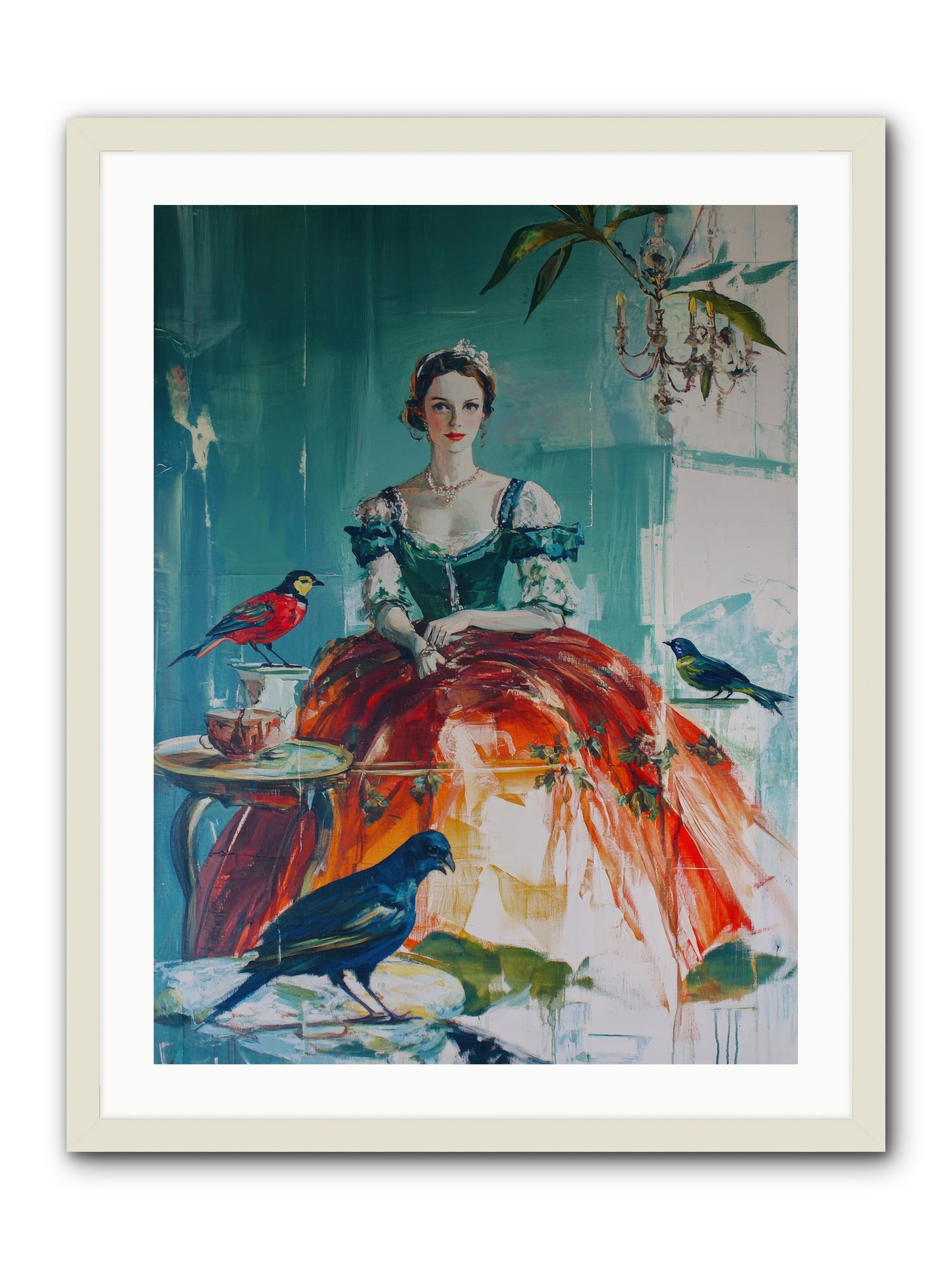 Ophelia Hawthorne-REZ -- Framed Print - White 24x32