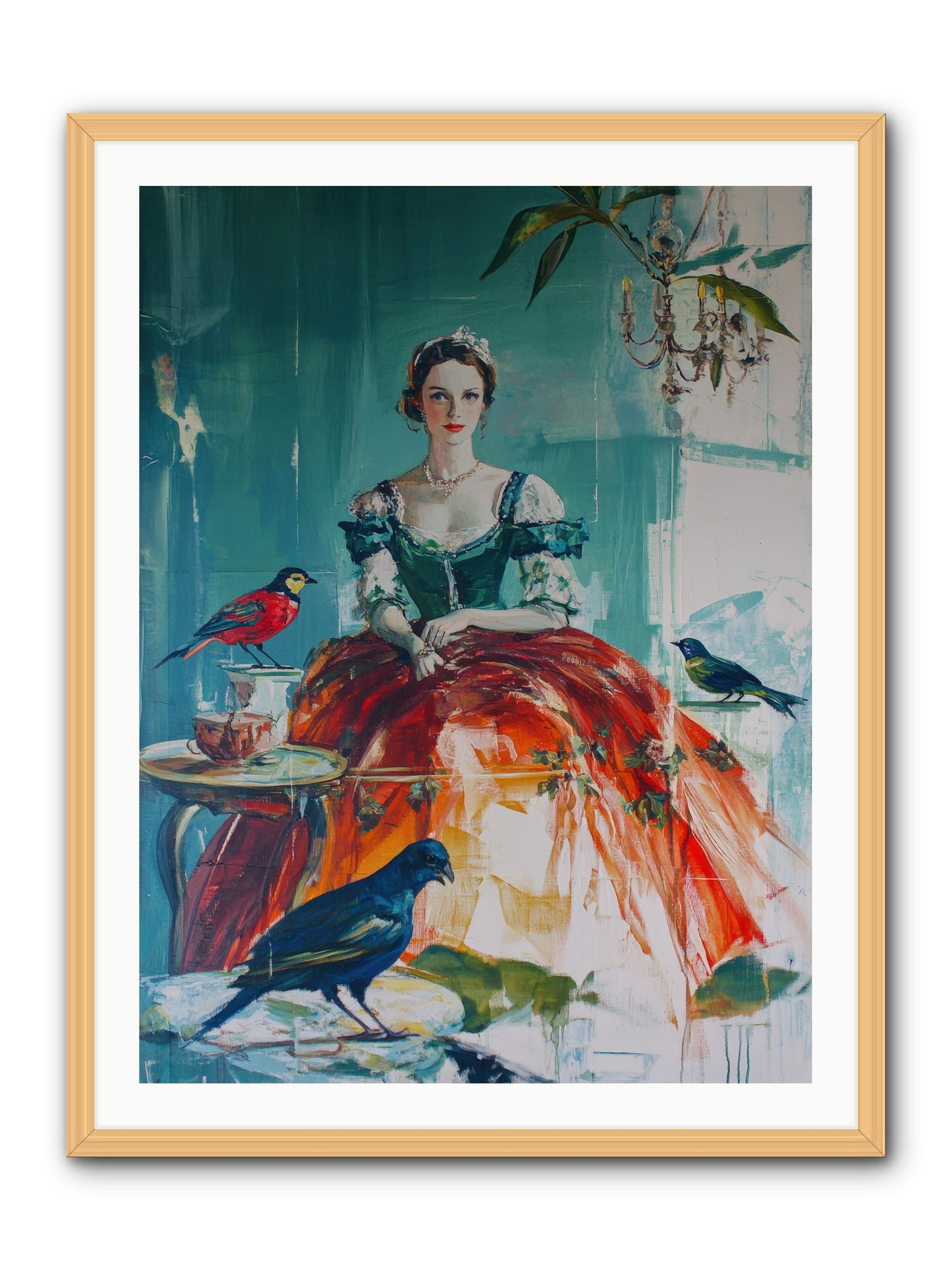 Ophelia Hawthorne-REZ -- Framed Print - Natural 30x40