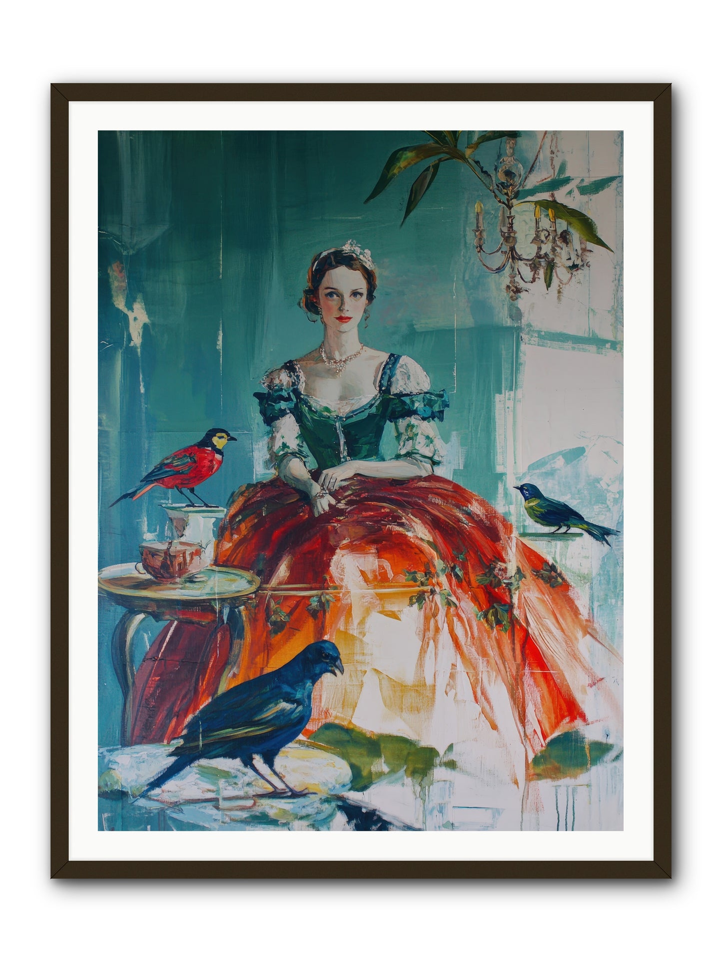 Ophelia Hawthorne-REZ -- Framed Print - Black 36x48