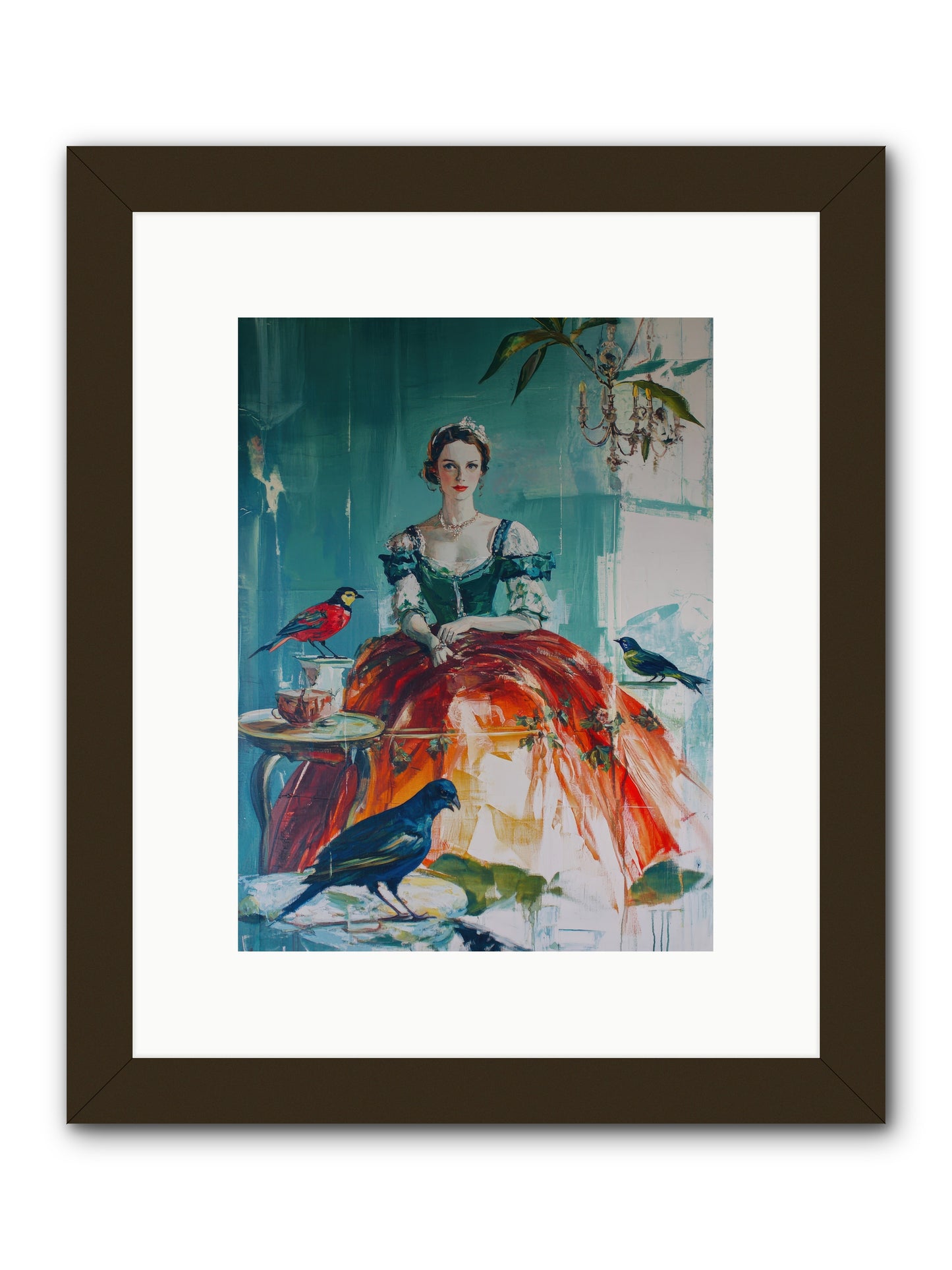 Ophelia Hawthorne-REZ -- Framed Print - Black 9x12