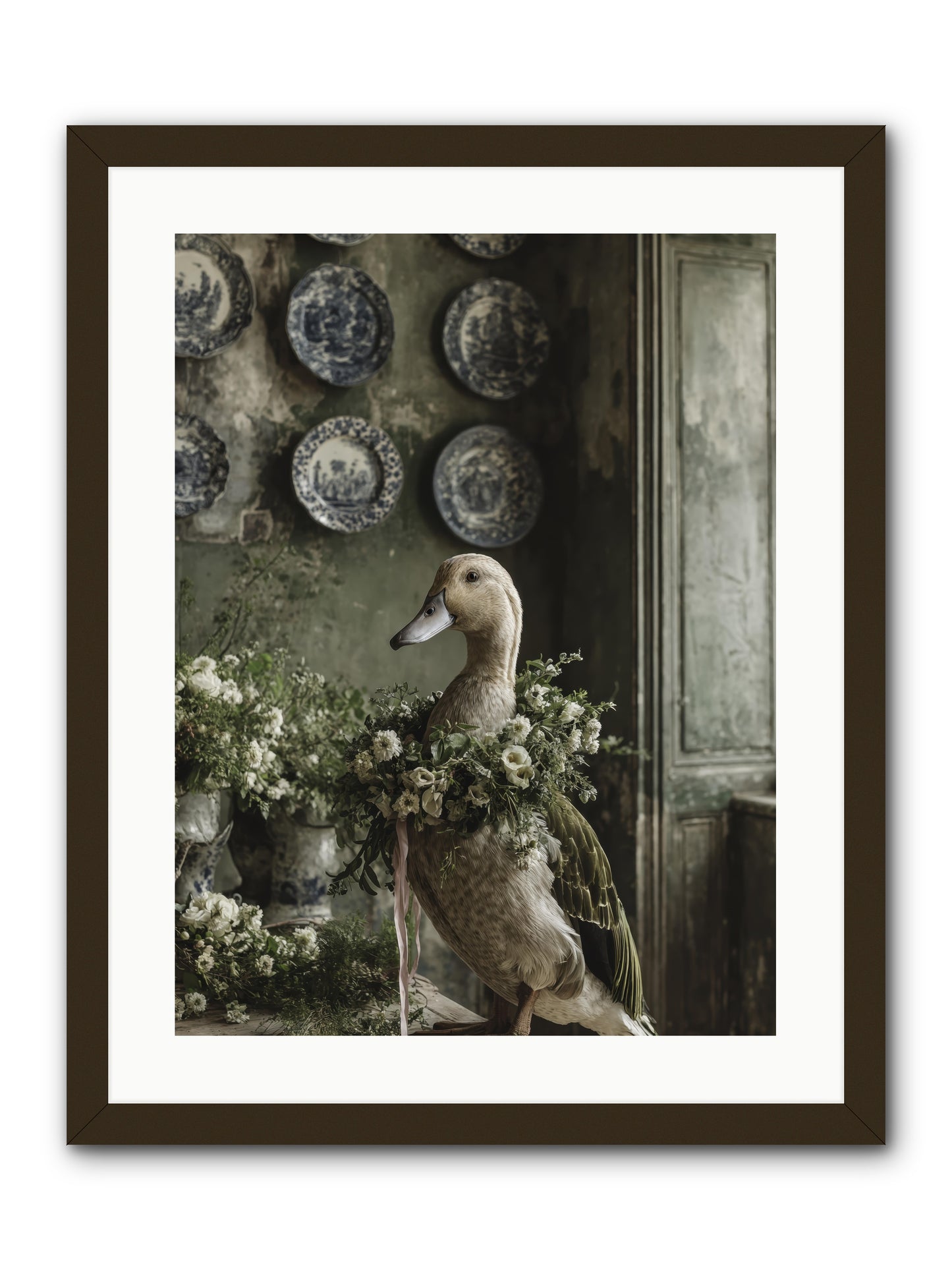 Ophellia -- Framed Print - Black 18x24