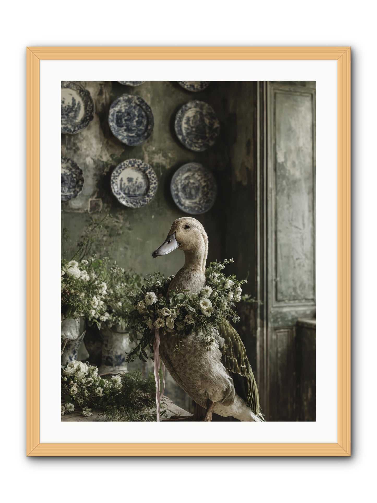 Ophellia -- Framed Print - Natural 24x32
