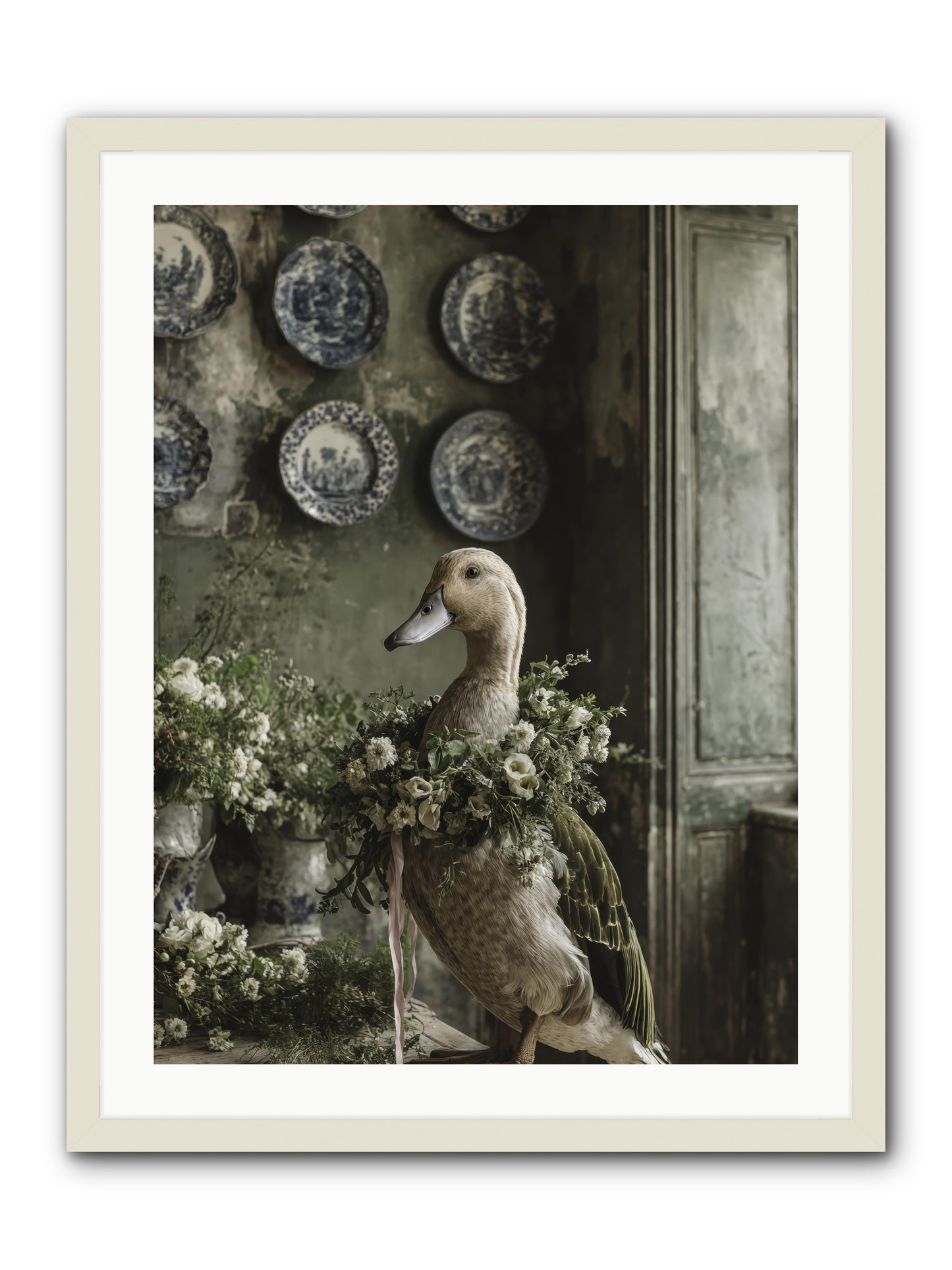 Ophellia -- Framed Print - White 24x32