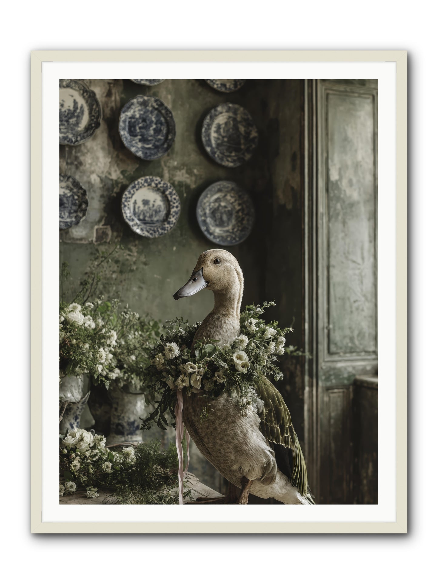 Ophellia -- Framed Print - White 36x48
