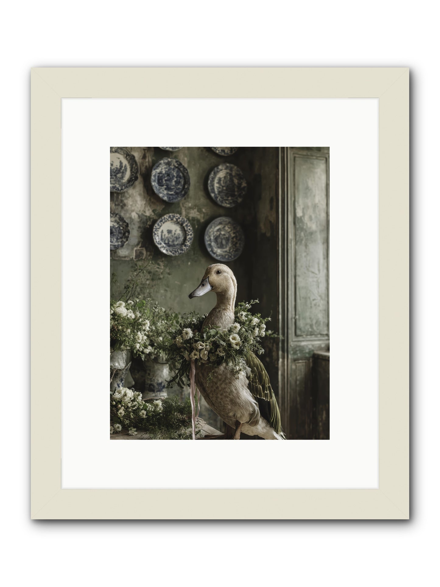 Ophellia -- Framed Print - White 9x12