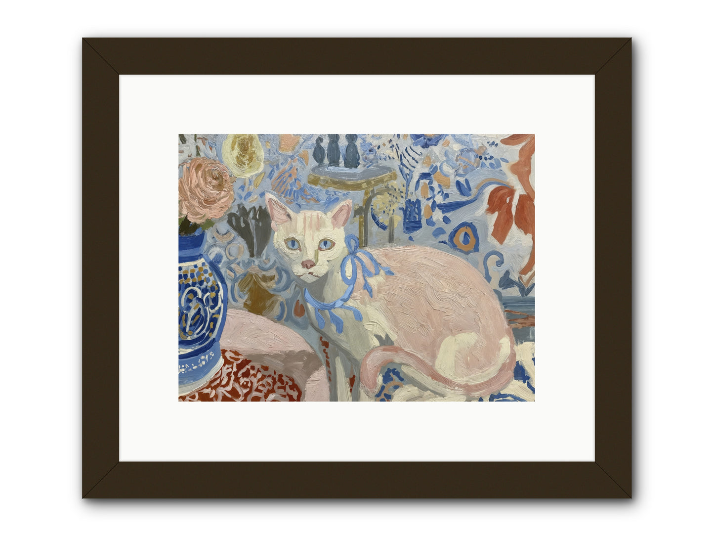 Opinions About Wallpaper -- Framed Print - Black 12x9
