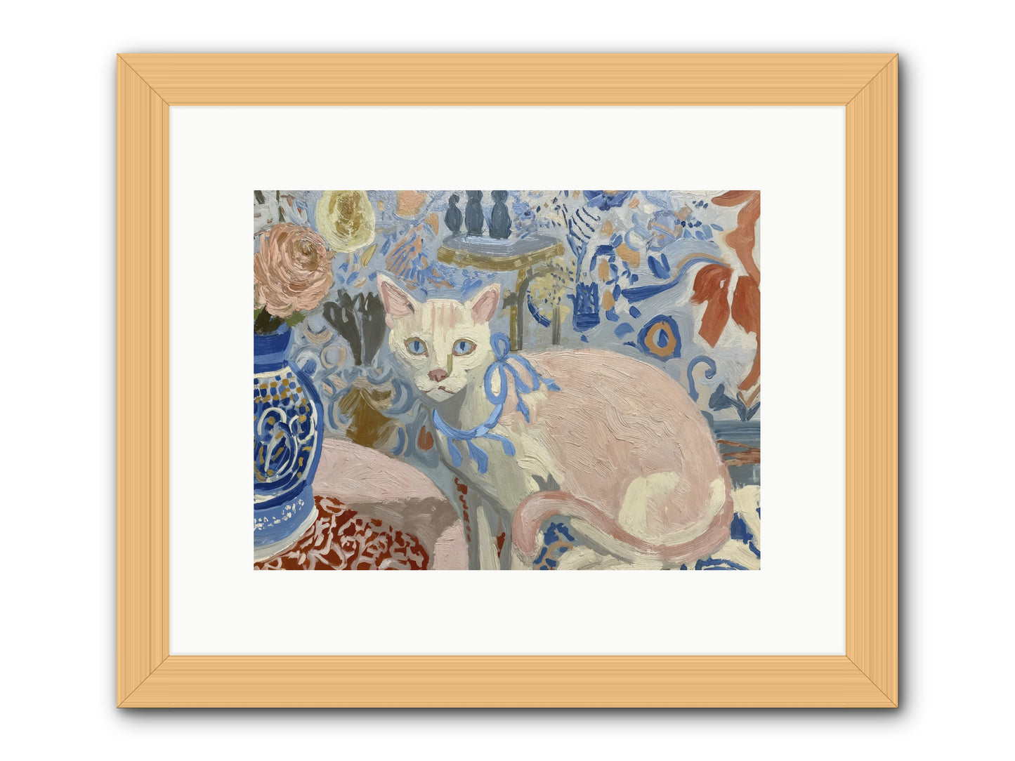 Opinions About Wallpaper -- Framed Print - Natural 12x9