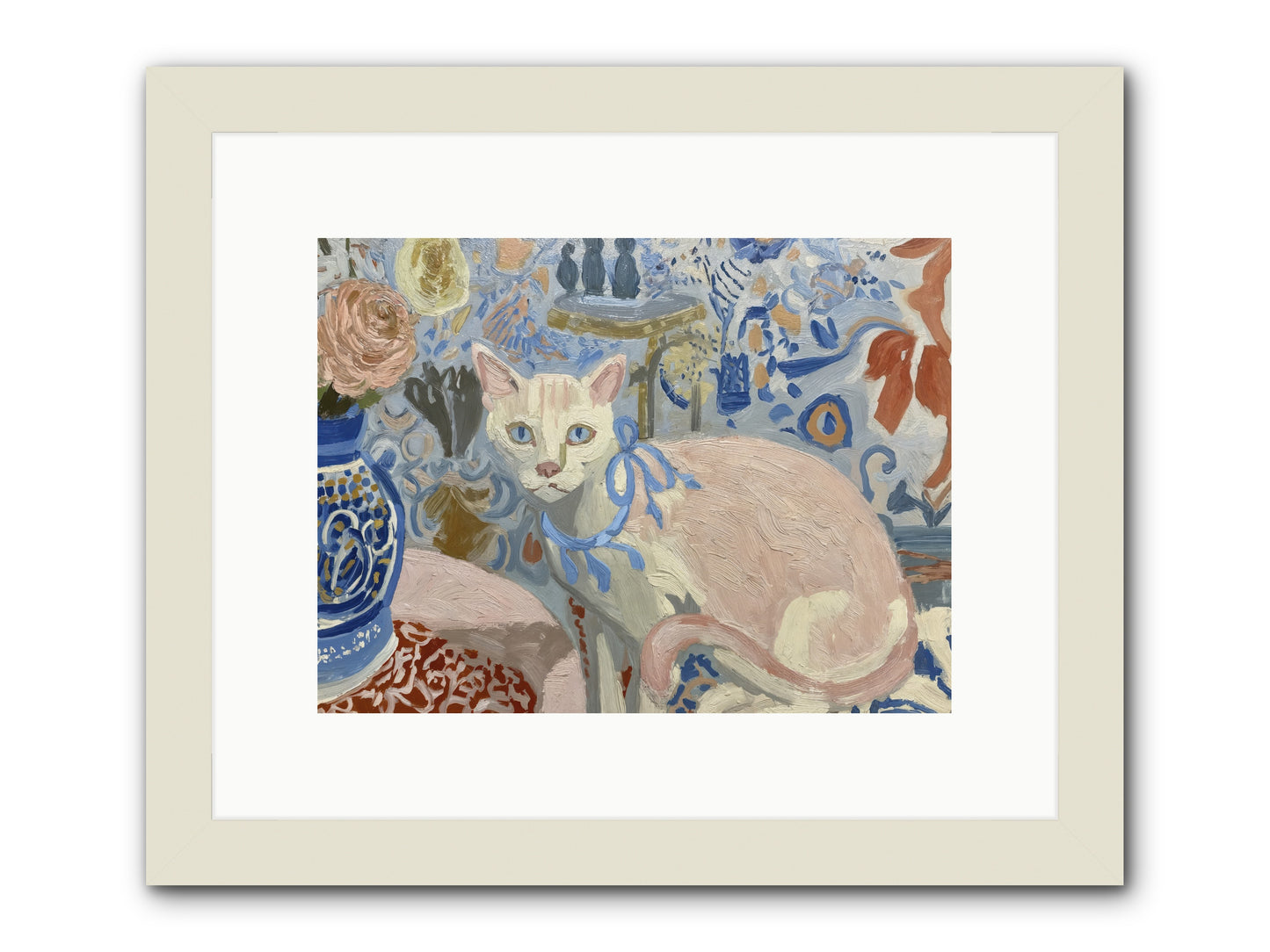 Opinions About Wallpaper -- Framed Print - White 12x9