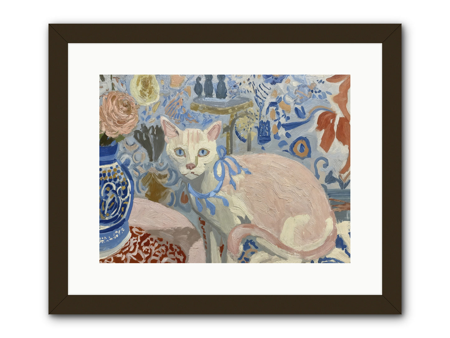 Opinions About Wallpaper -- Framed Print - Black 16x12
