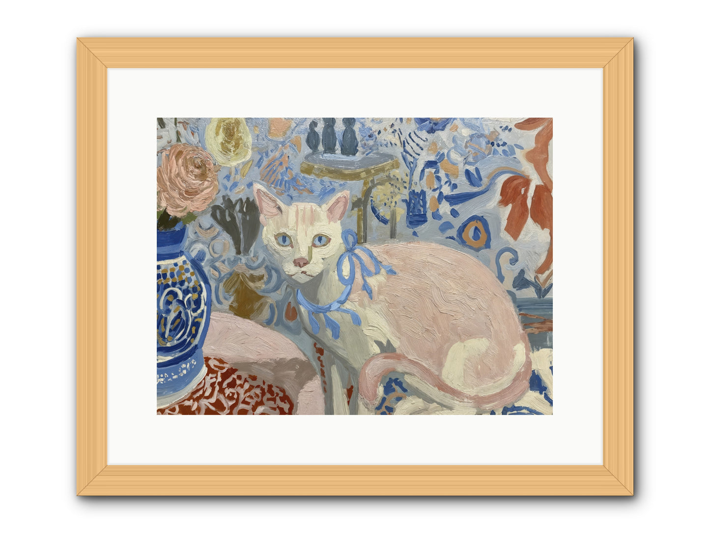 Opinions About Wallpaper -- Framed Print - Natural 16x12