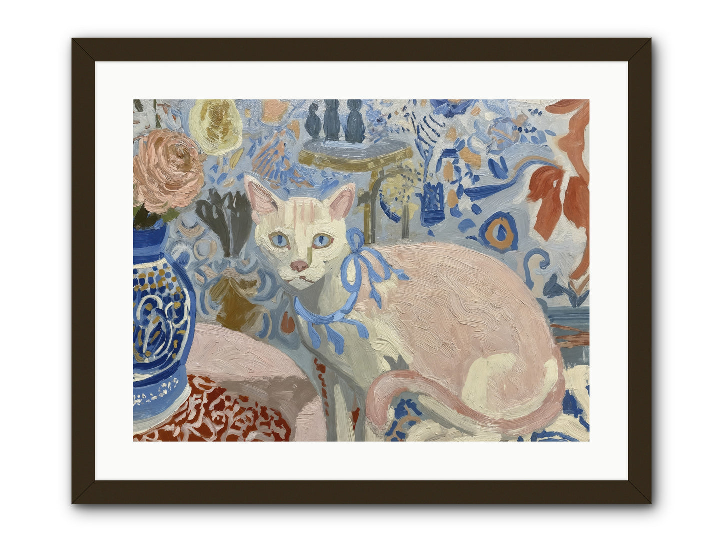 Opinions About Wallpaper -- Framed Print - Black 24x18