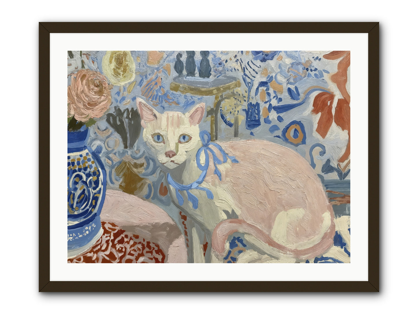 Opinions About Wallpaper -- Framed Print - Black 32x24