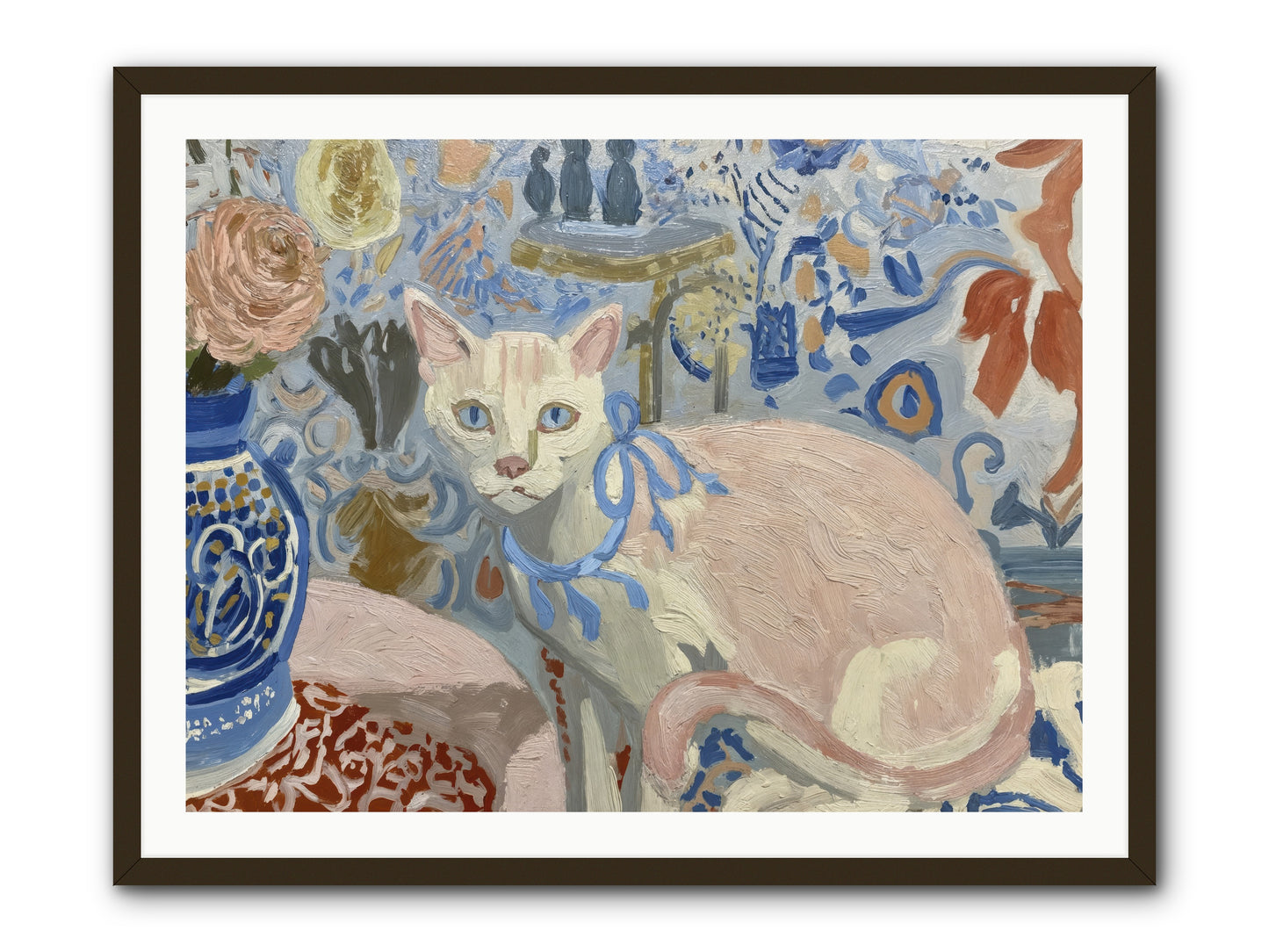 Opinions About Wallpaper -- Framed Print - Black 40x30