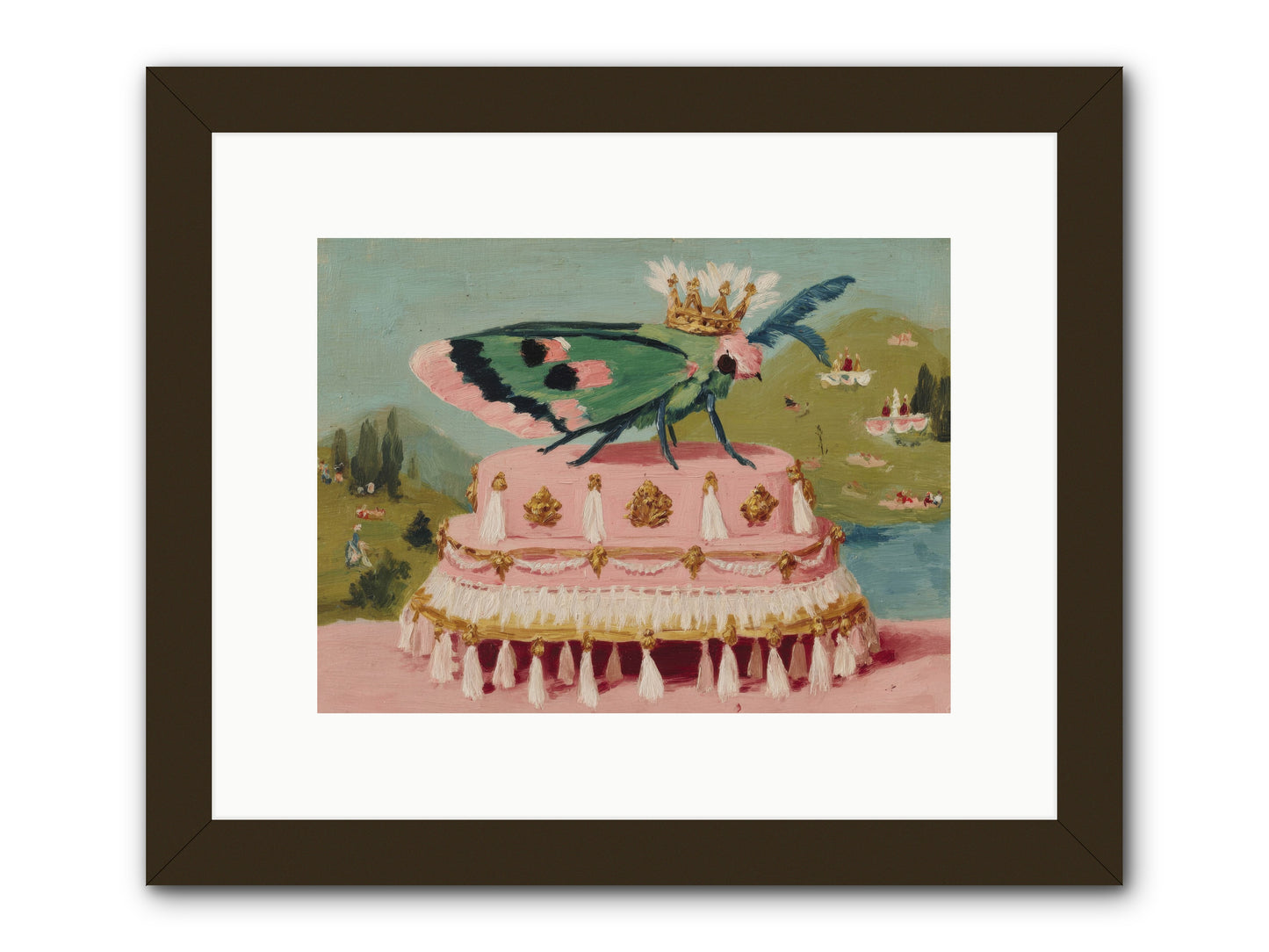 Opulent Miniatures -- Framed Print - Black 12x9