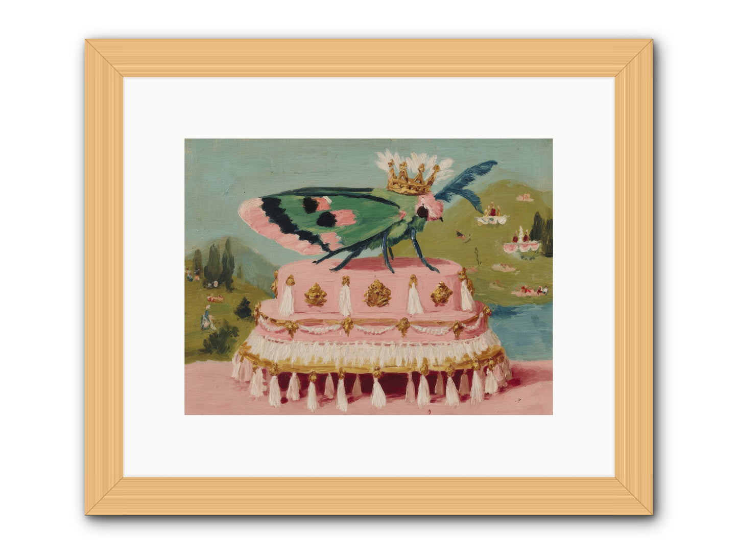Opulent Miniatures -- Framed Print - Natural 12x9