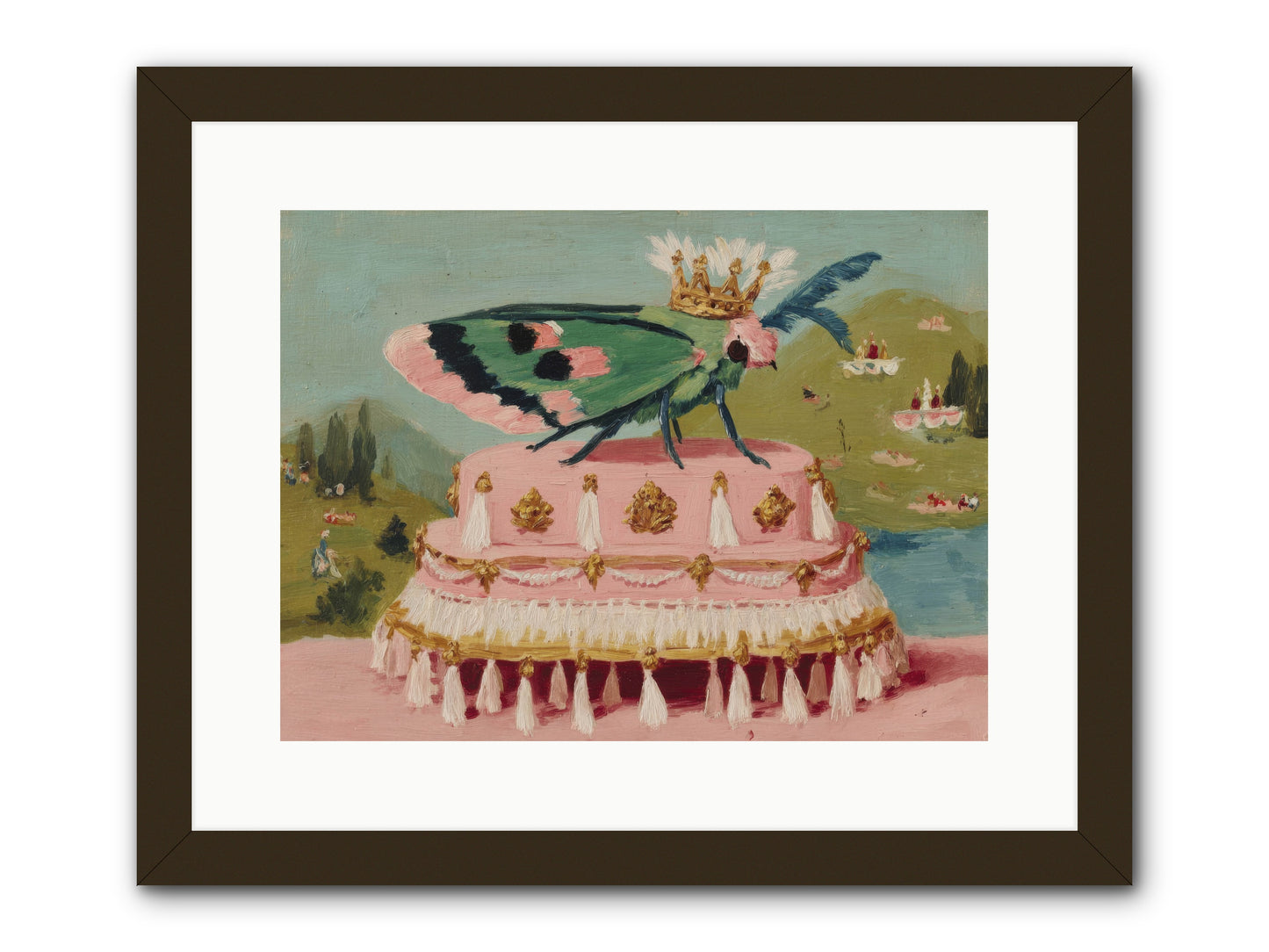 Opulent Miniatures -- Framed Print - Black 16x12