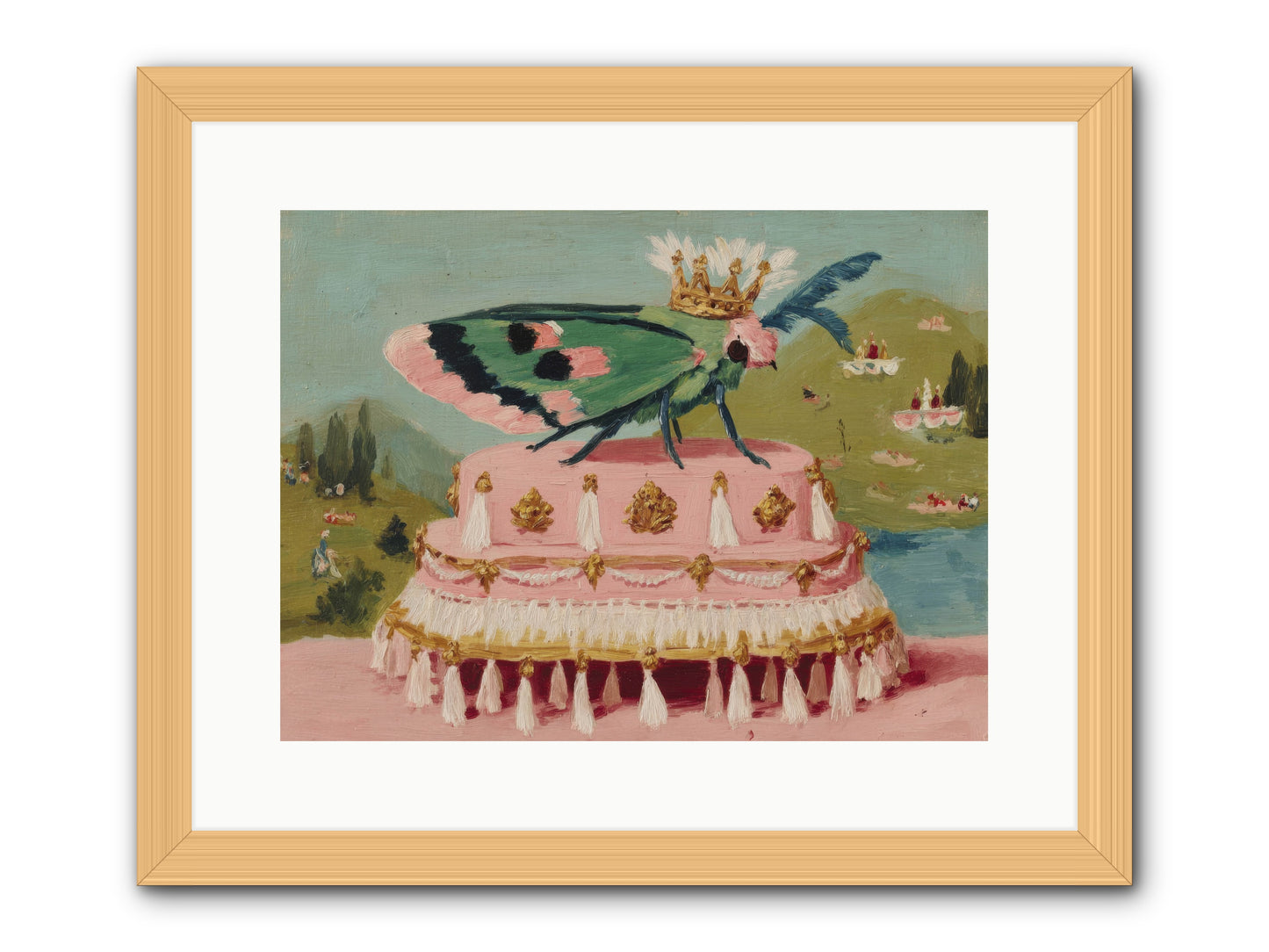 Opulent Miniatures -- Framed Print - Natural 16x12