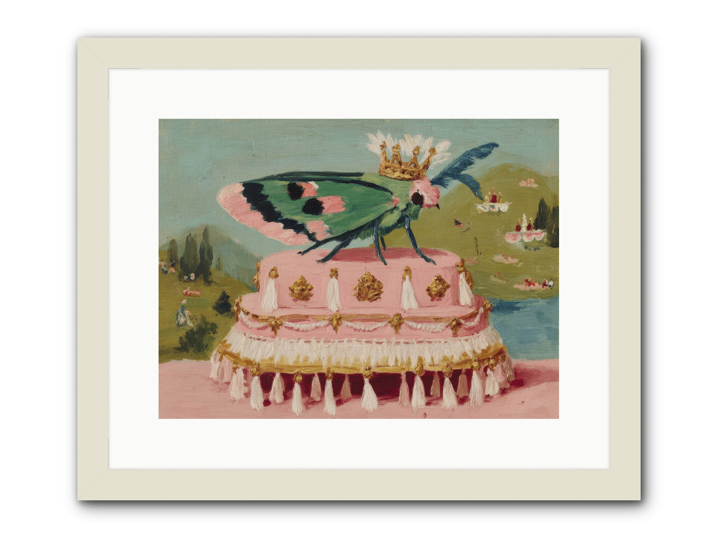Opulent Miniatures -- Framed Print - White 16x12