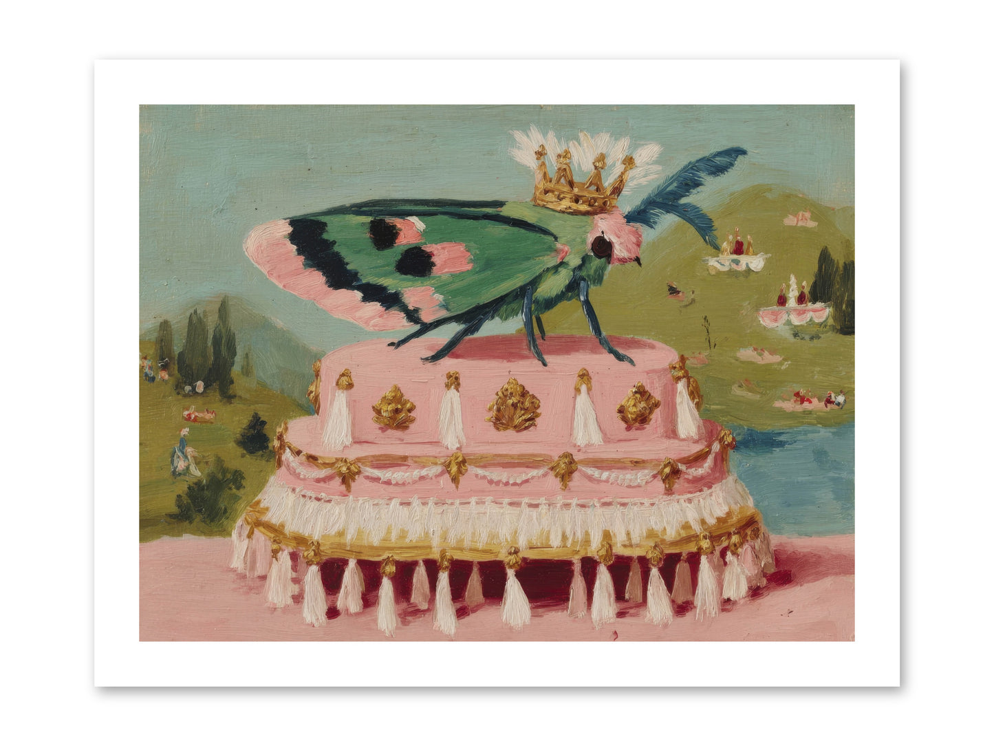 Opulent Miniatures -- Loose Canvas Print 16x12