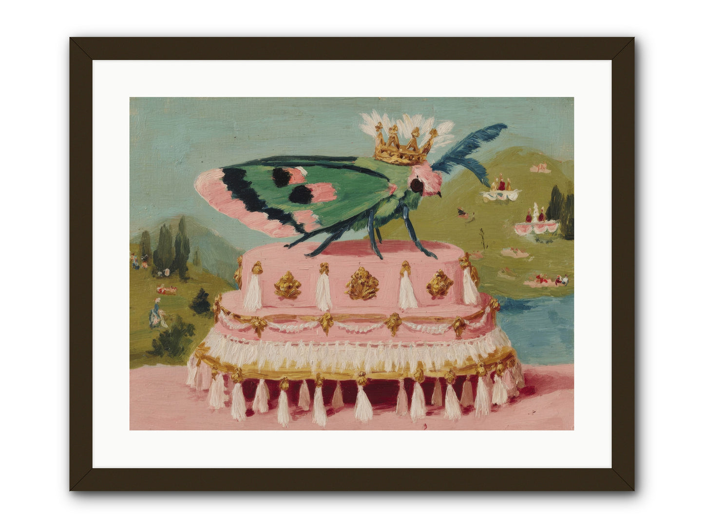 Opulent Miniatures -- Framed Print - Black 24x18