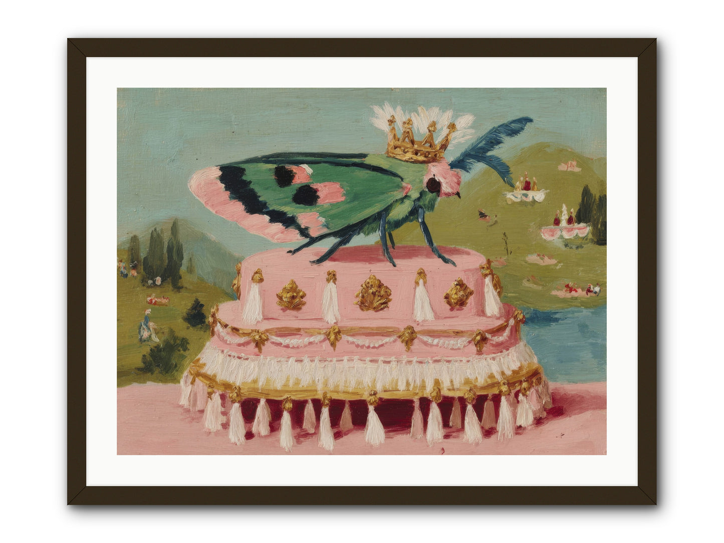 Opulent Miniatures -- Framed Print - Black 32x24