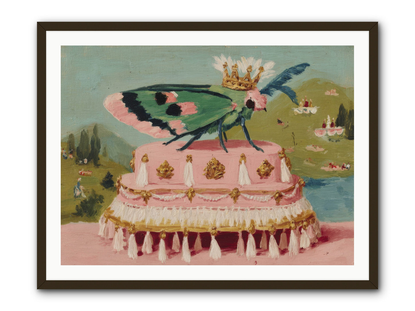 Opulent Miniatures -- Framed Print - Black 40x30