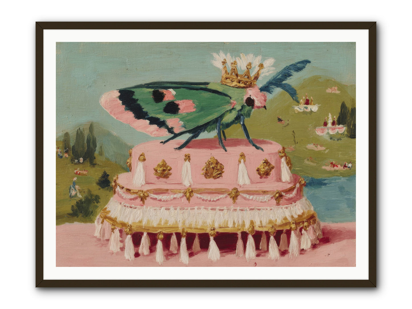 Opulent Miniatures -- Framed Print - Black 48x36