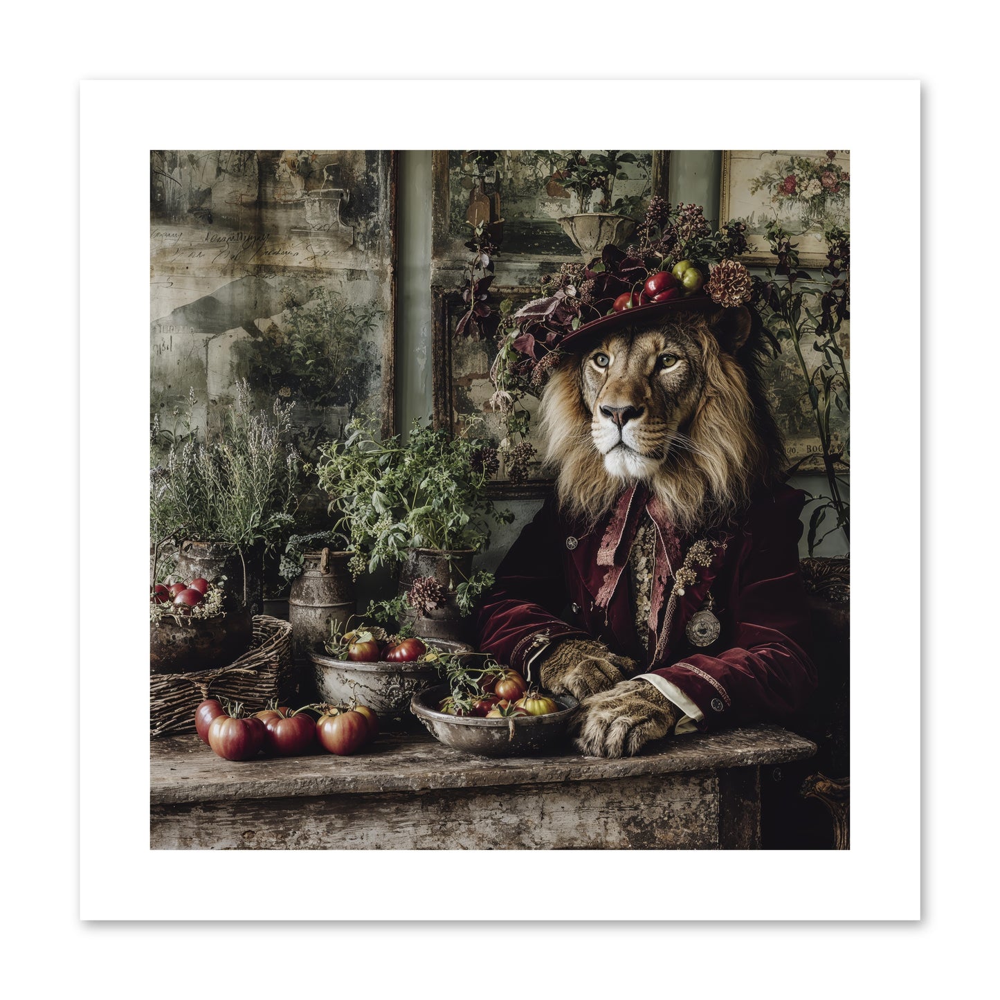 Orchard Afternoon -- Loose Canvas Print 10x10
