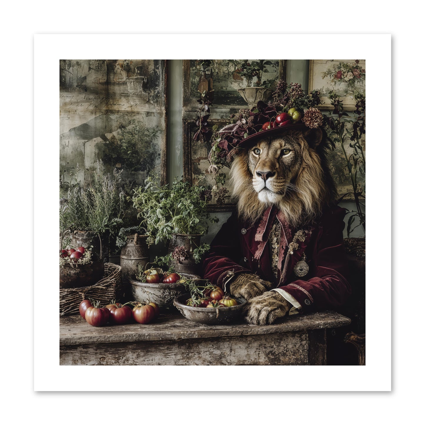Orchard Afternoon -- Paper Print 12x12
