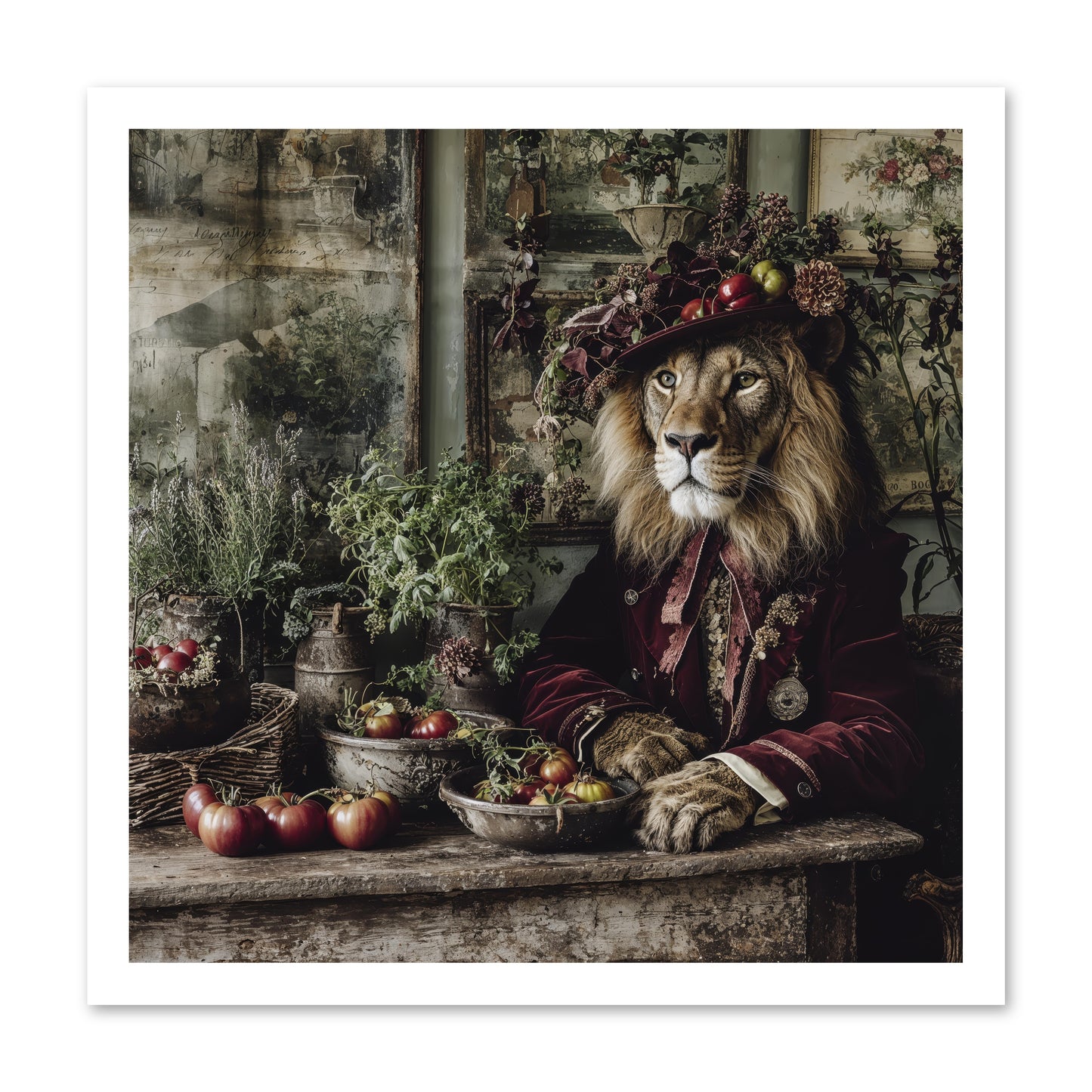 Orchard Afternoon -- Loose Canvas Print 20x20