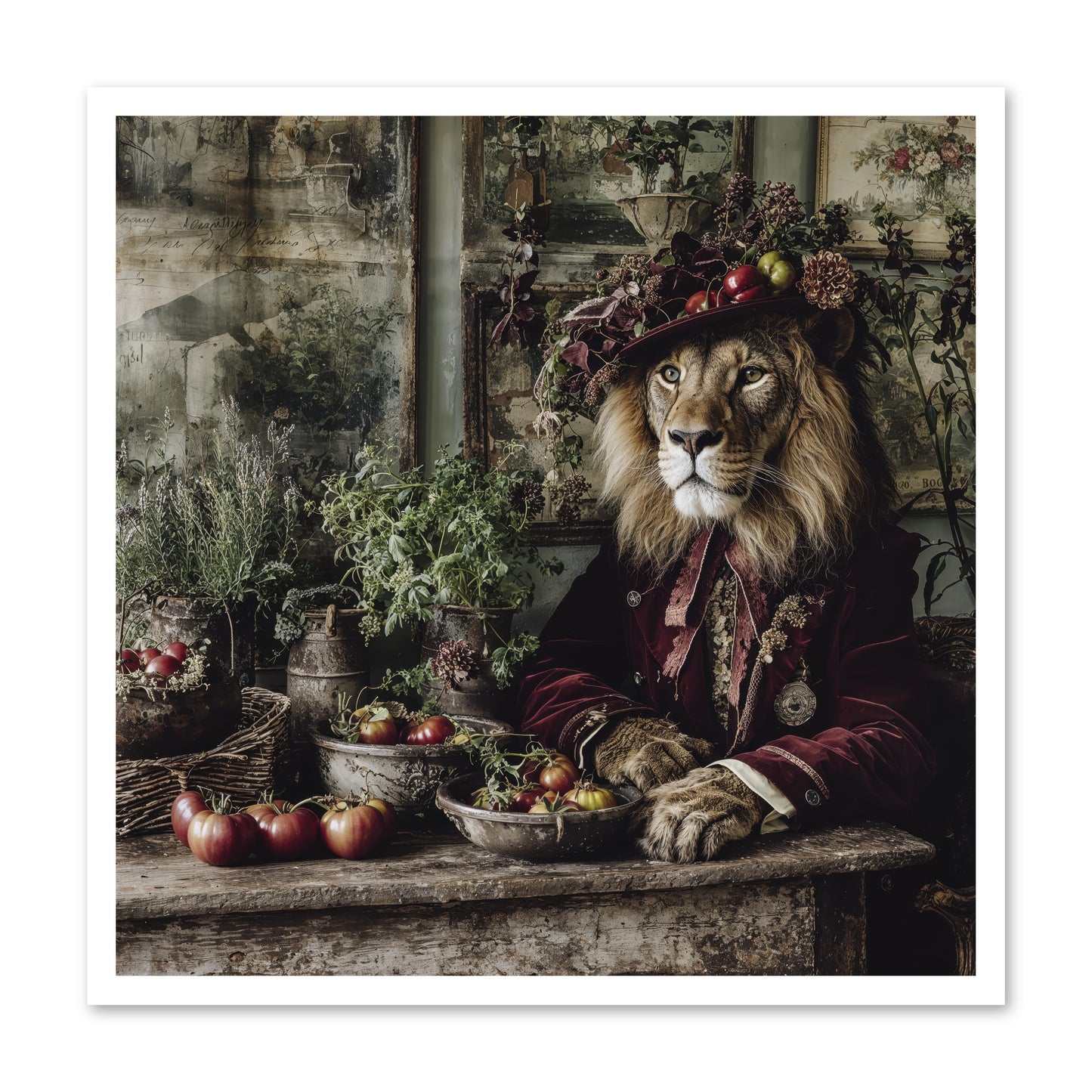 Orchard Afternoon -- Loose Canvas Print 30x30
