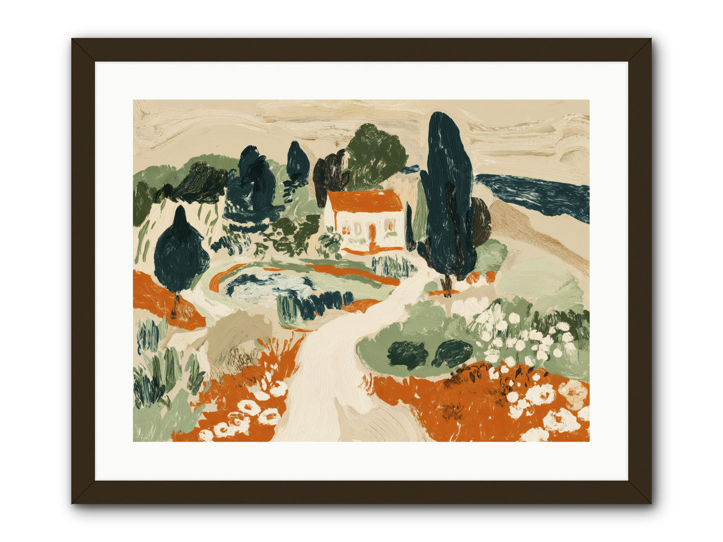 Orchard Logic -- Framed Print - Black 24x18